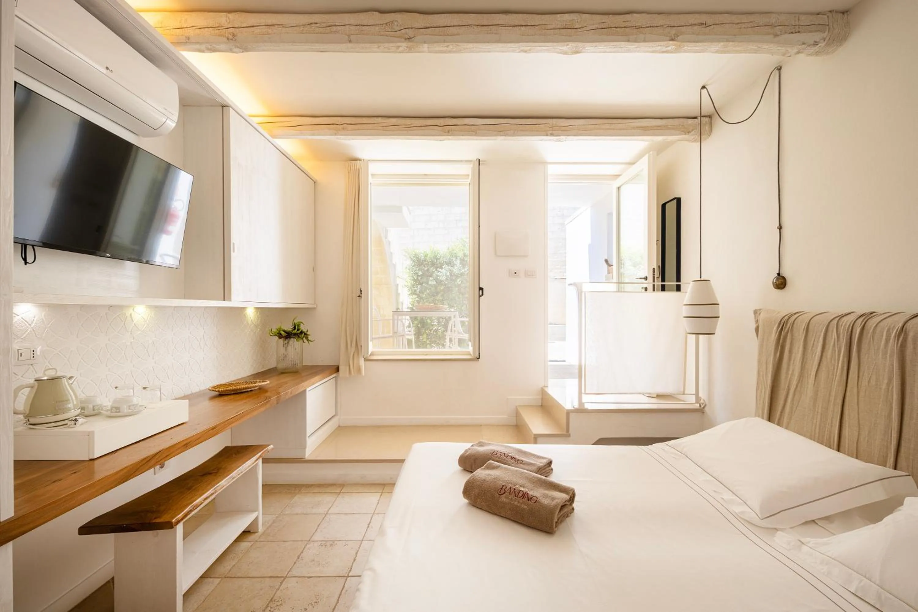 Bed in Masseria Bandino & Spa