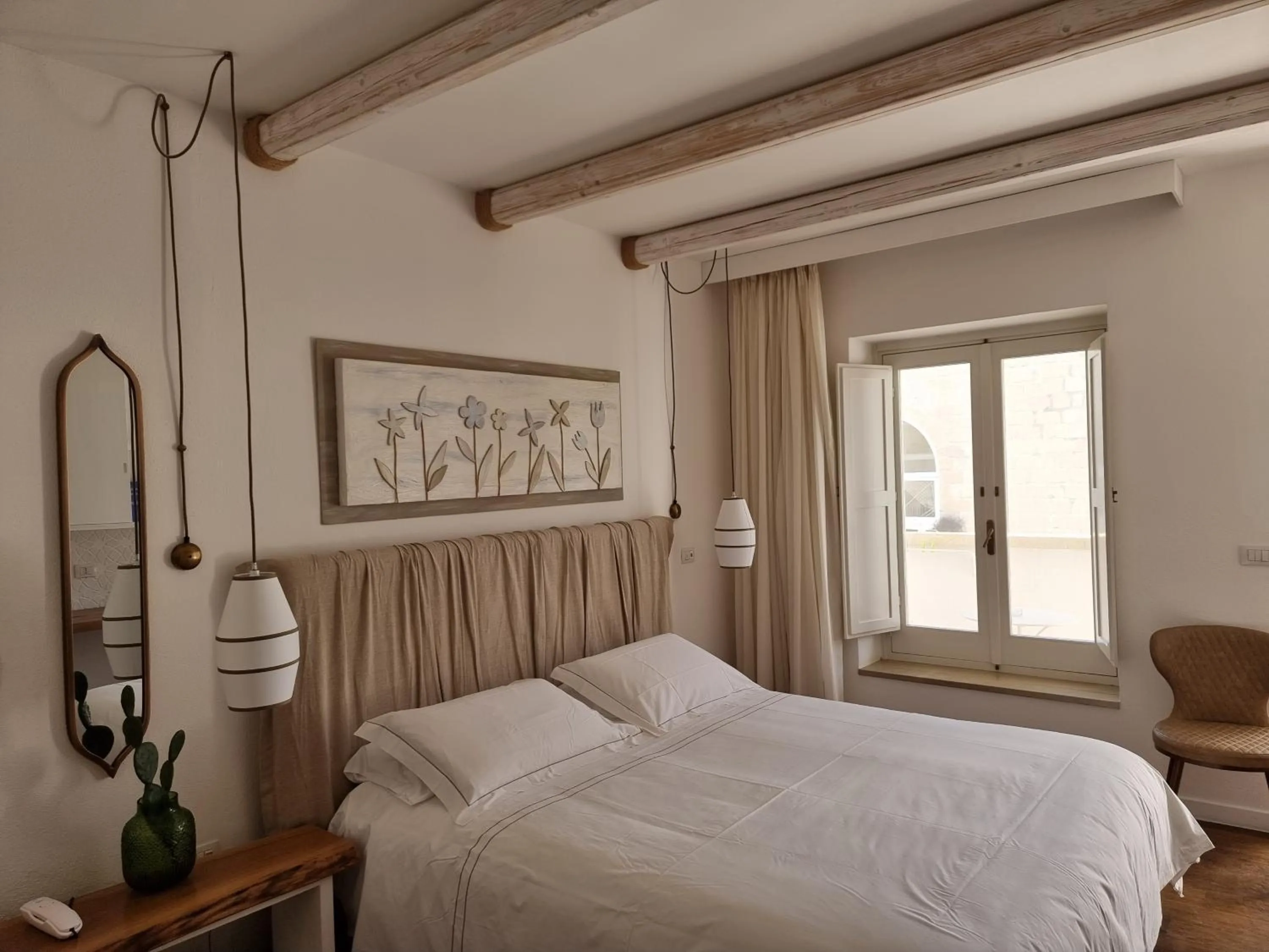 Bed in Masseria Bandino & Spa