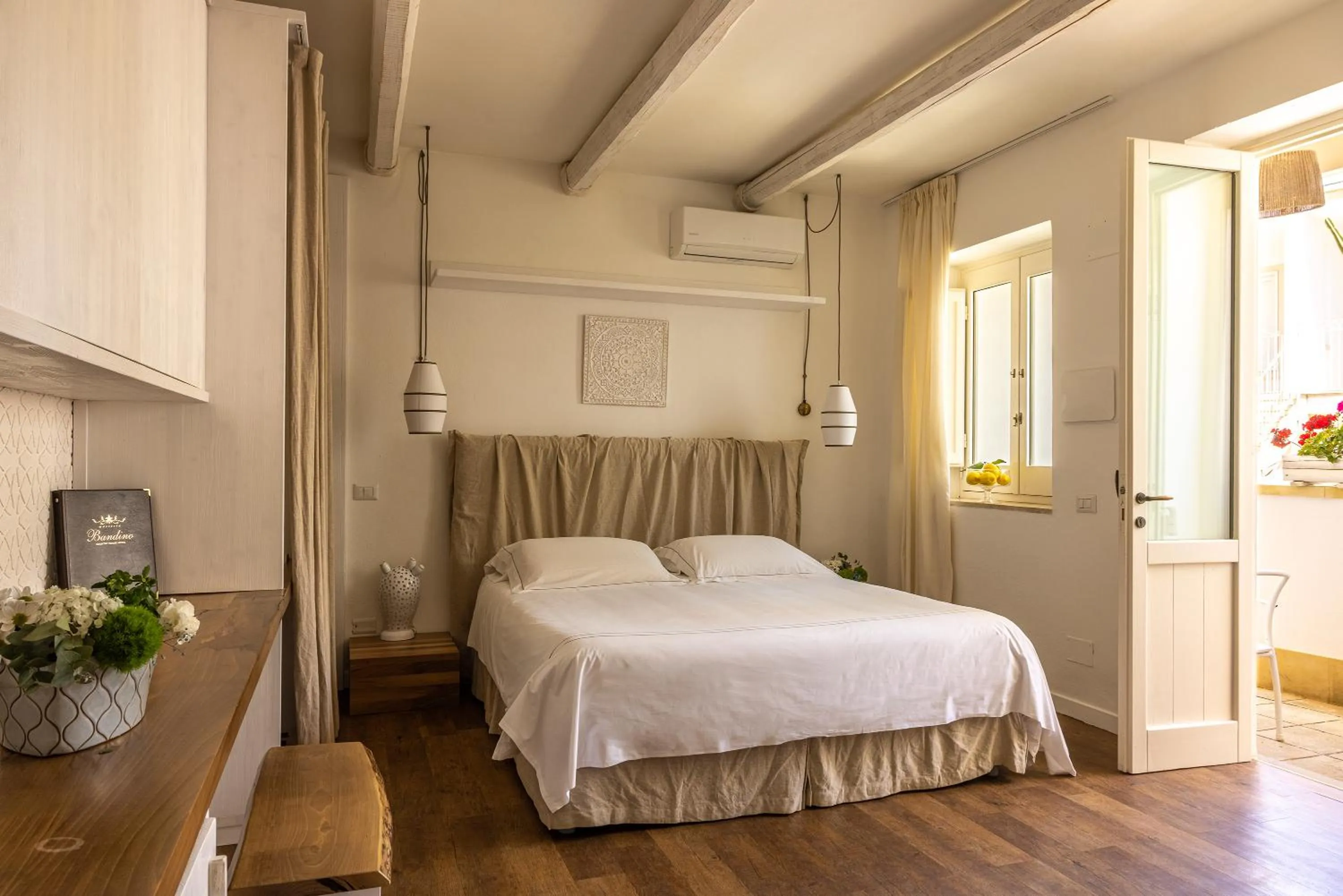 Bed in Masseria Bandino & Spa