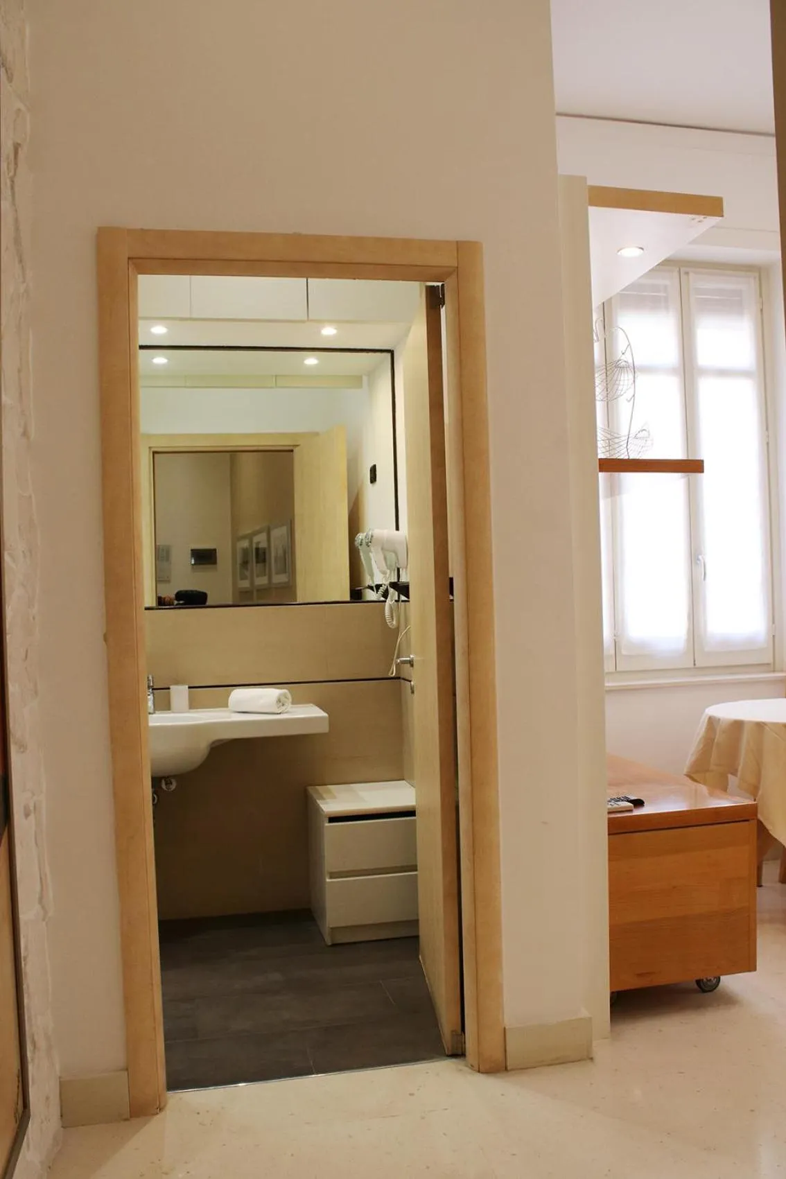 Bathroom, Bed in Residence Arco Antico