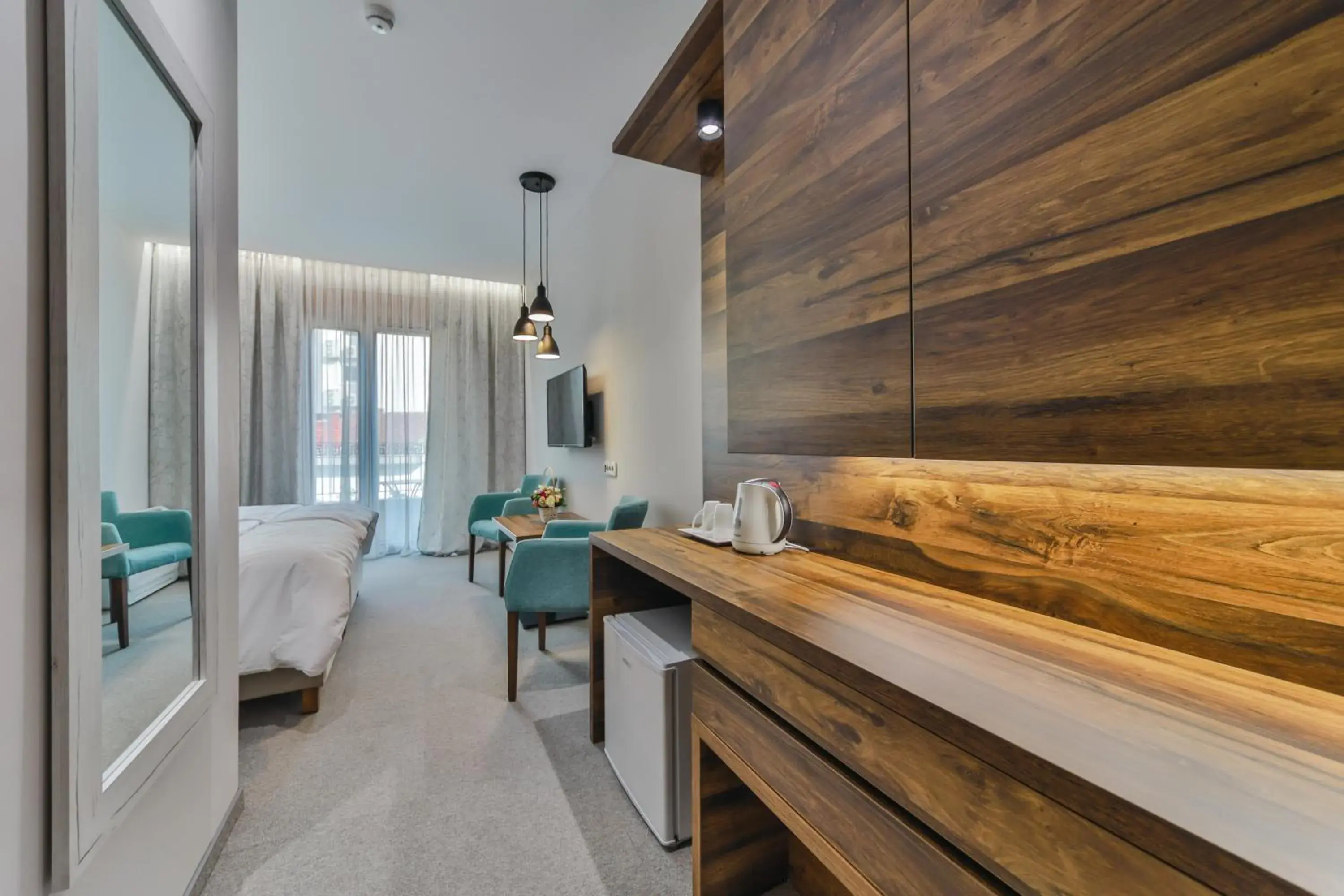 Seating area, Bed in Hotel Vladimir Seating area, Bed in Hotel Vladimir