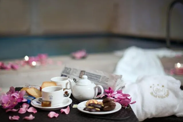 Decorative detail in Hotel Villa Medici