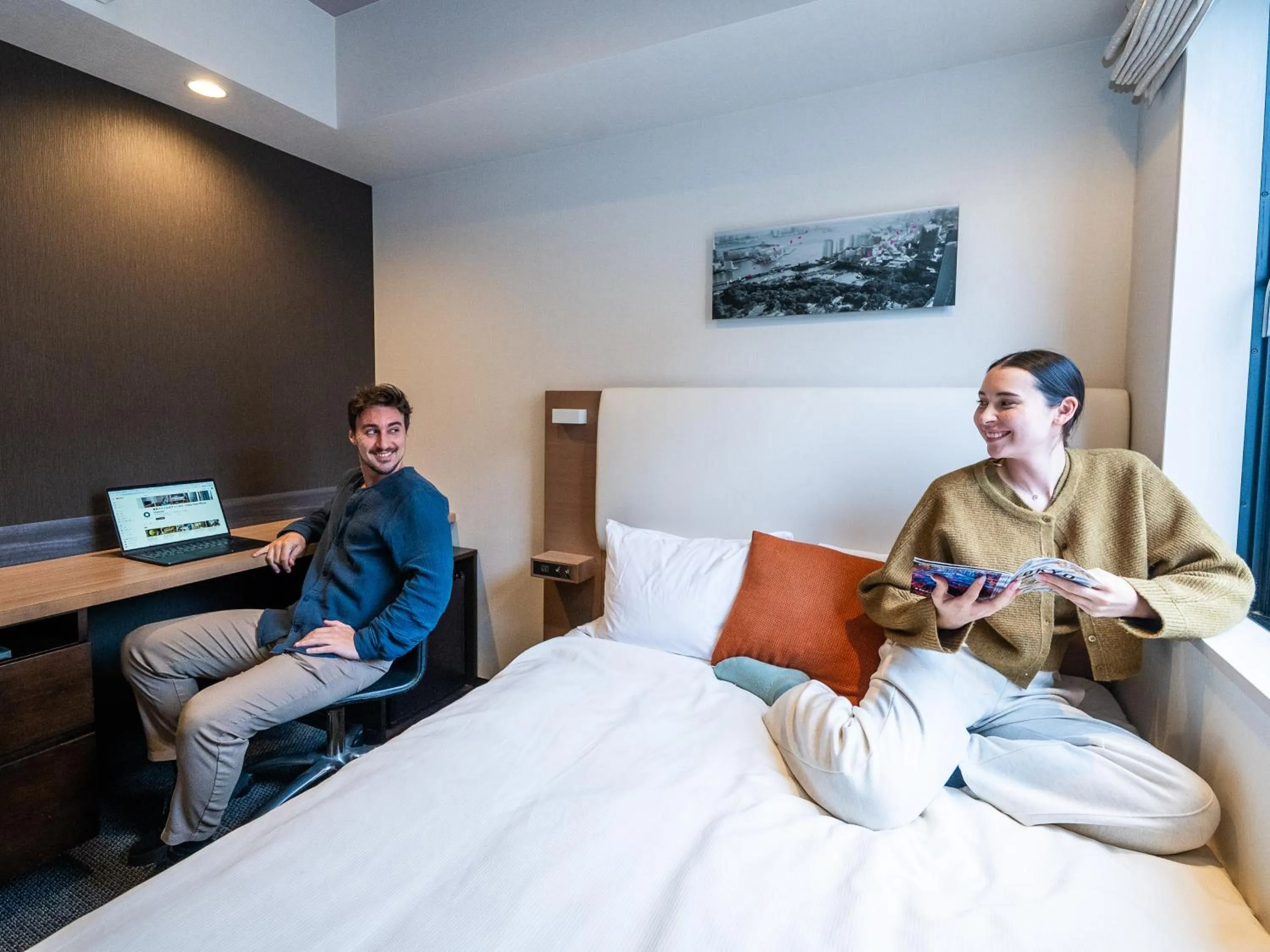 Bed in Tokyu Stay Shimbashi - Ginza area