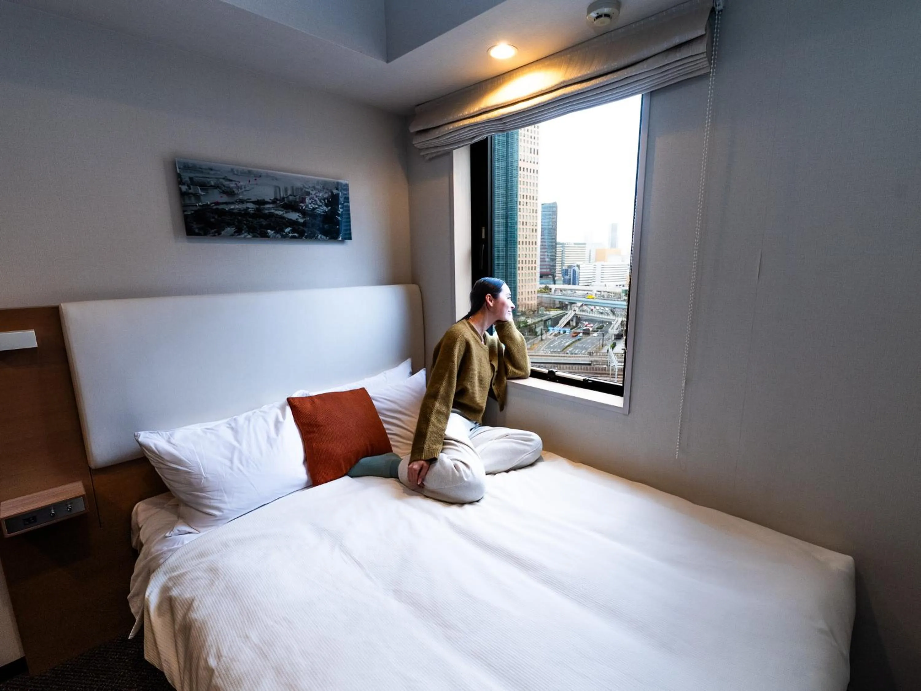 Bed in Tokyu Stay Shimbashi - Ginza area