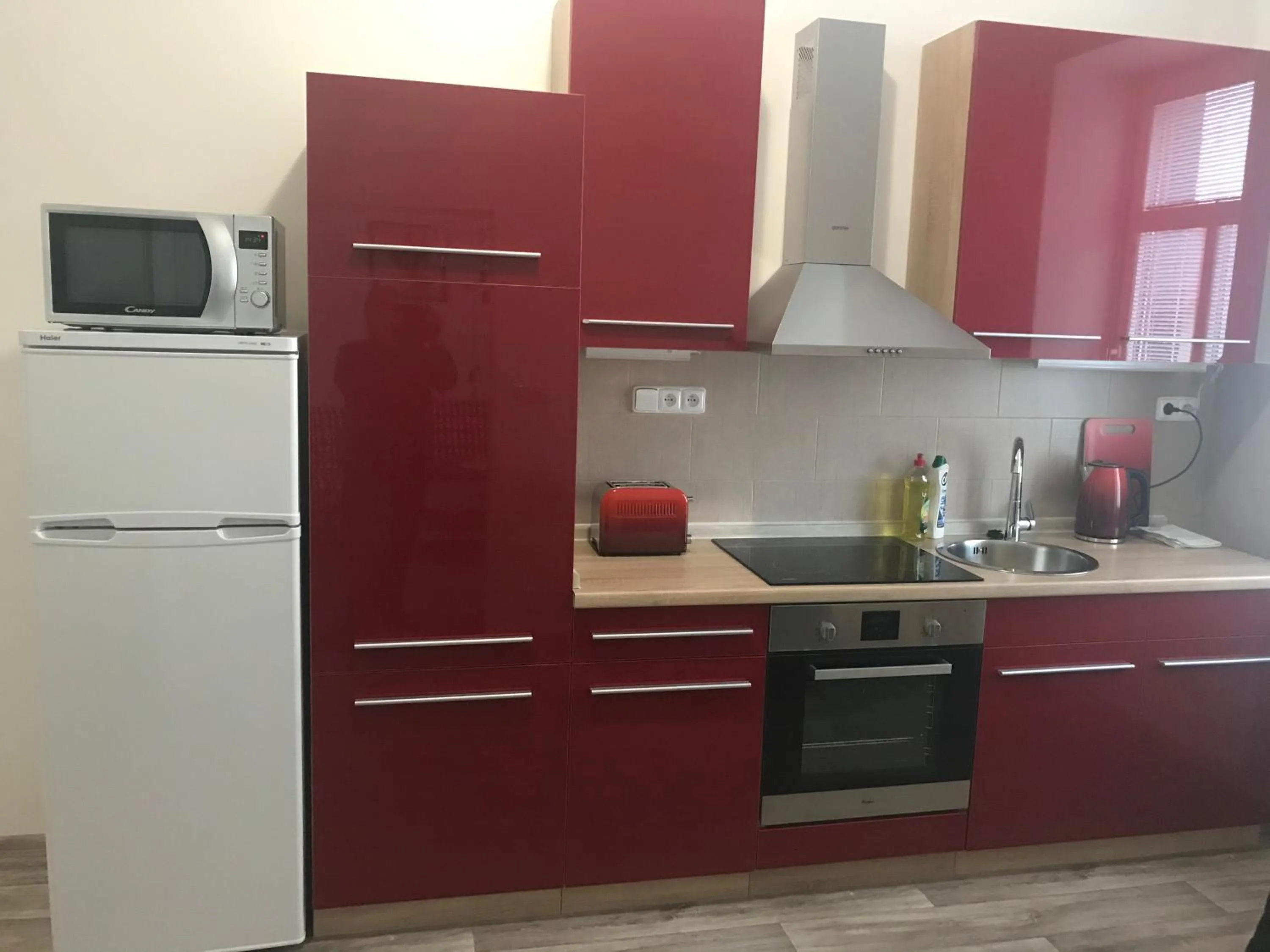 Kitchen or kitchenette in Penzion Na Vápence