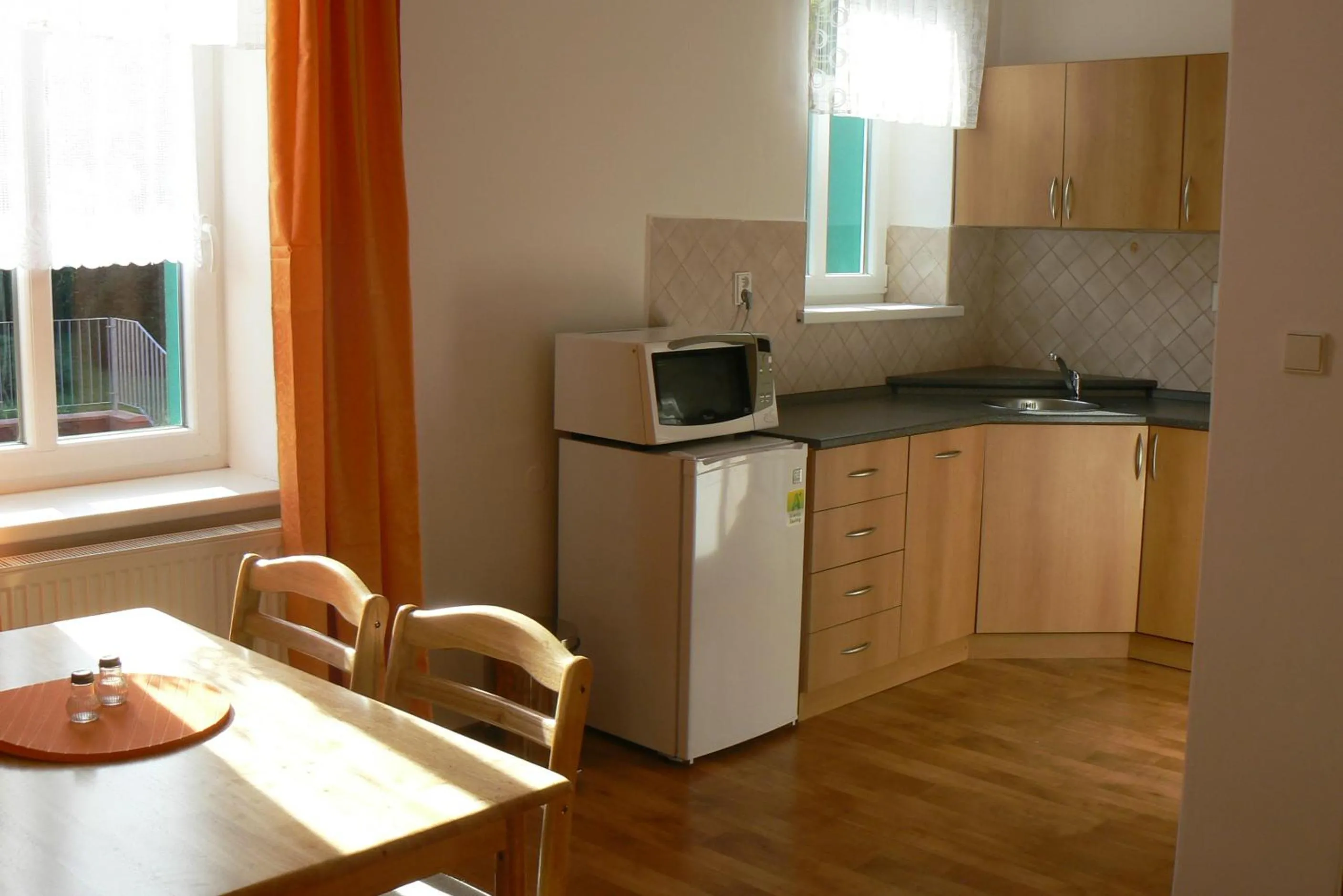 Kitchen or kitchenette in Penzion Na Vápence