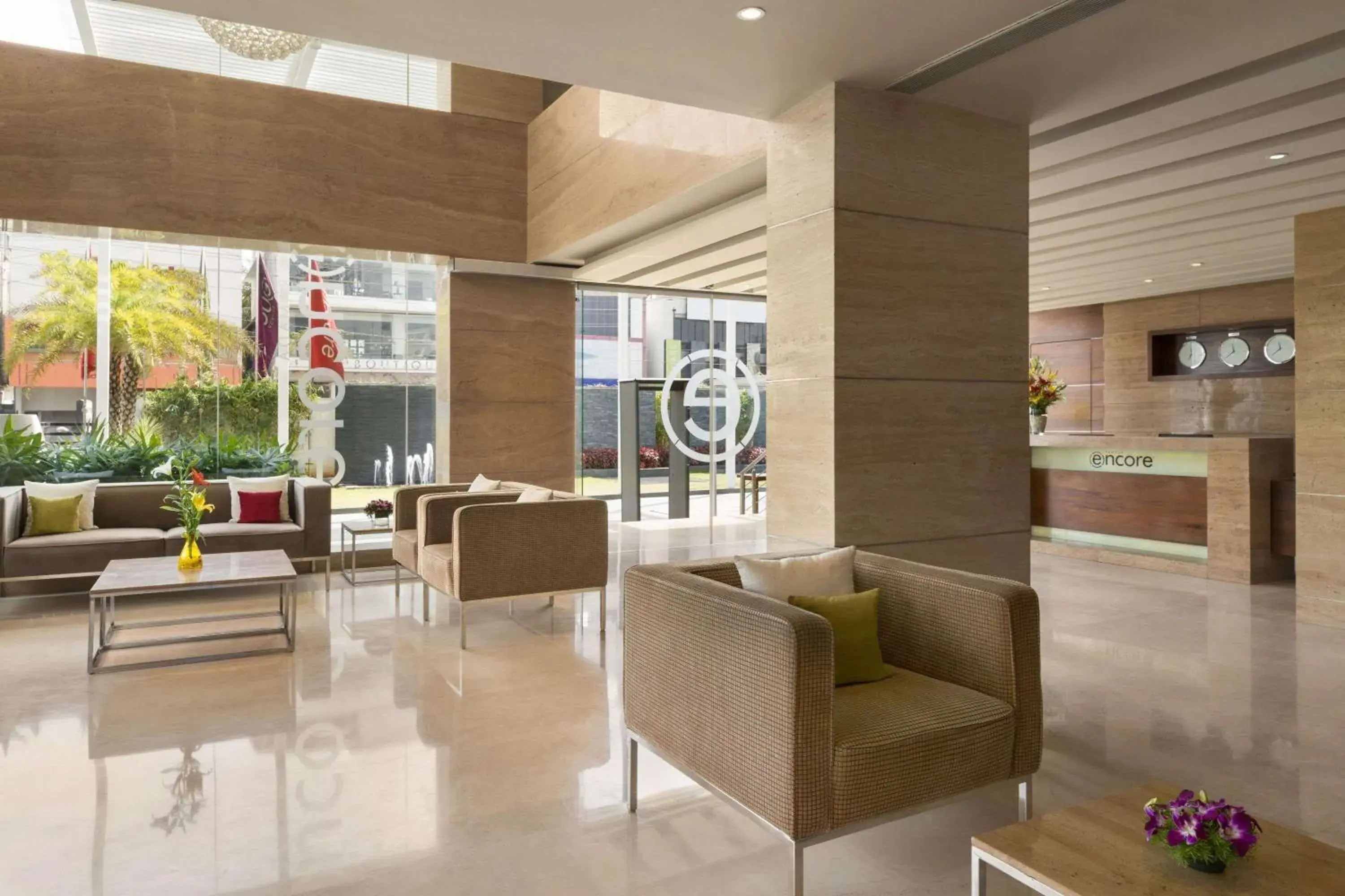 Lobby or reception in Ramada Encore Domlur Bangalore Lobby or reception in Ramada Encore Domlur Bangalore