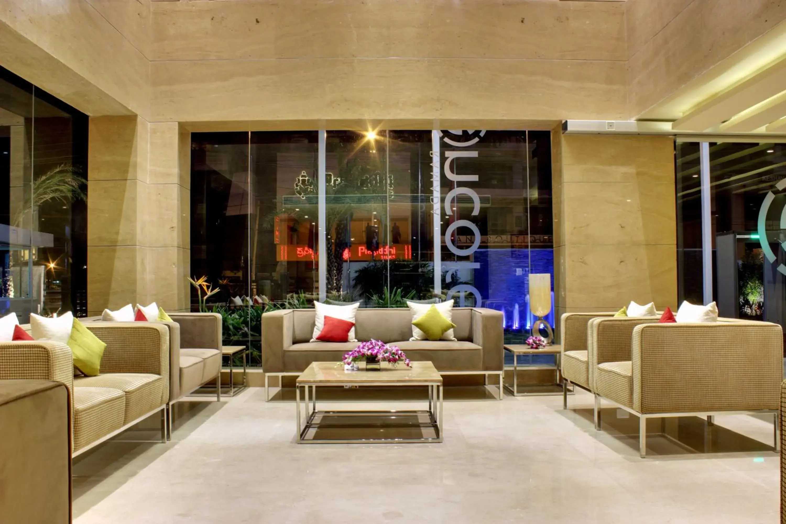 Lobby or reception in Ramada Encore Domlur Bangalore Lobby or reception in Ramada Encore Domlur Bangalore