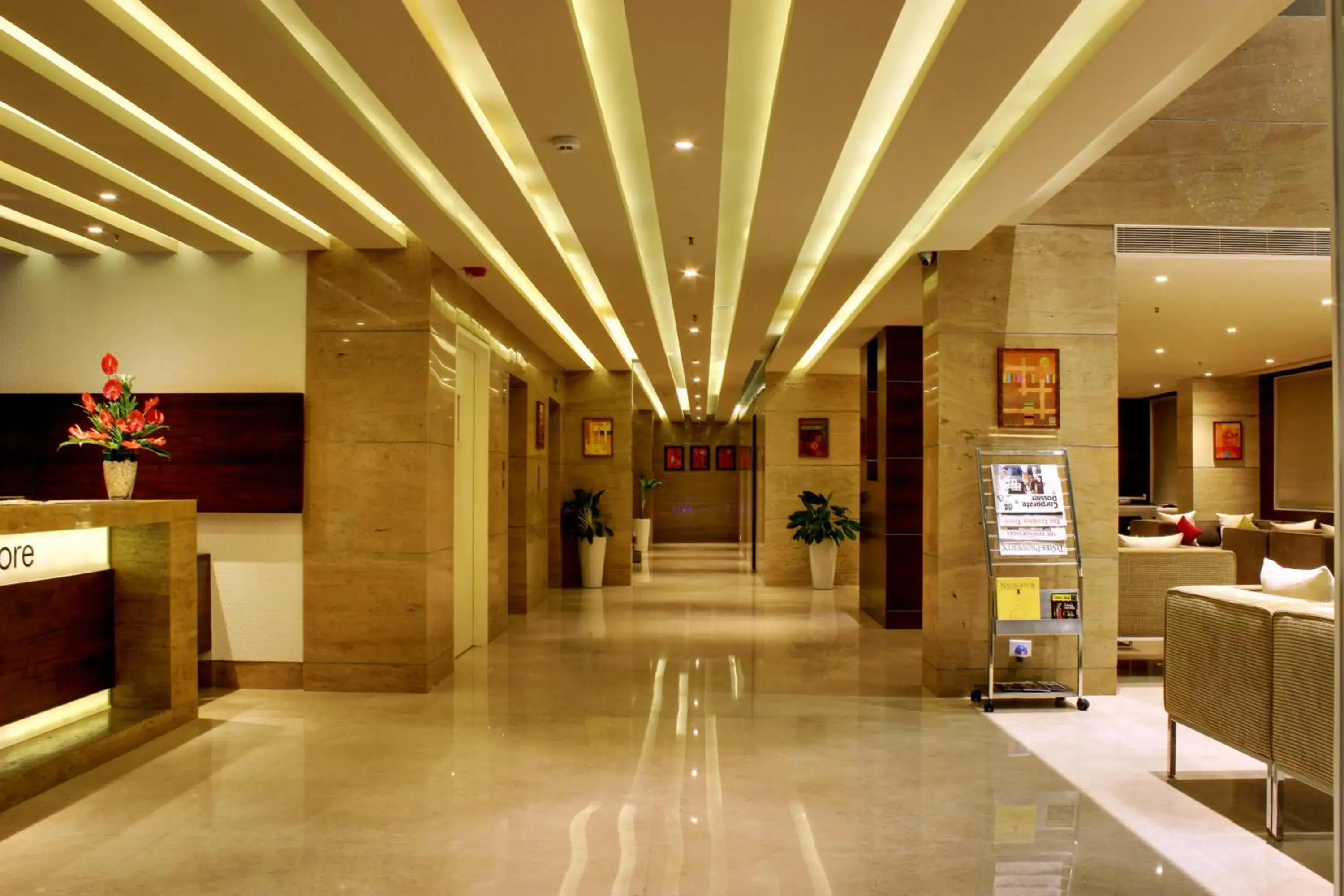Lobby or reception in Ramada Encore Domlur Bangalore Lobby or reception in Ramada Encore Domlur Bangalore