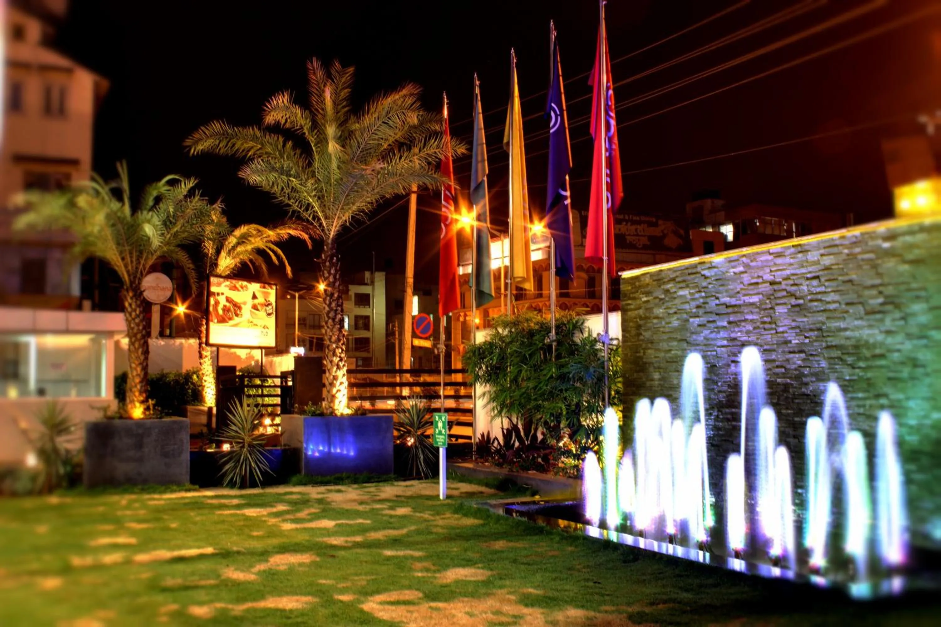 Garden in Ramada Encore Domlur Bangalore