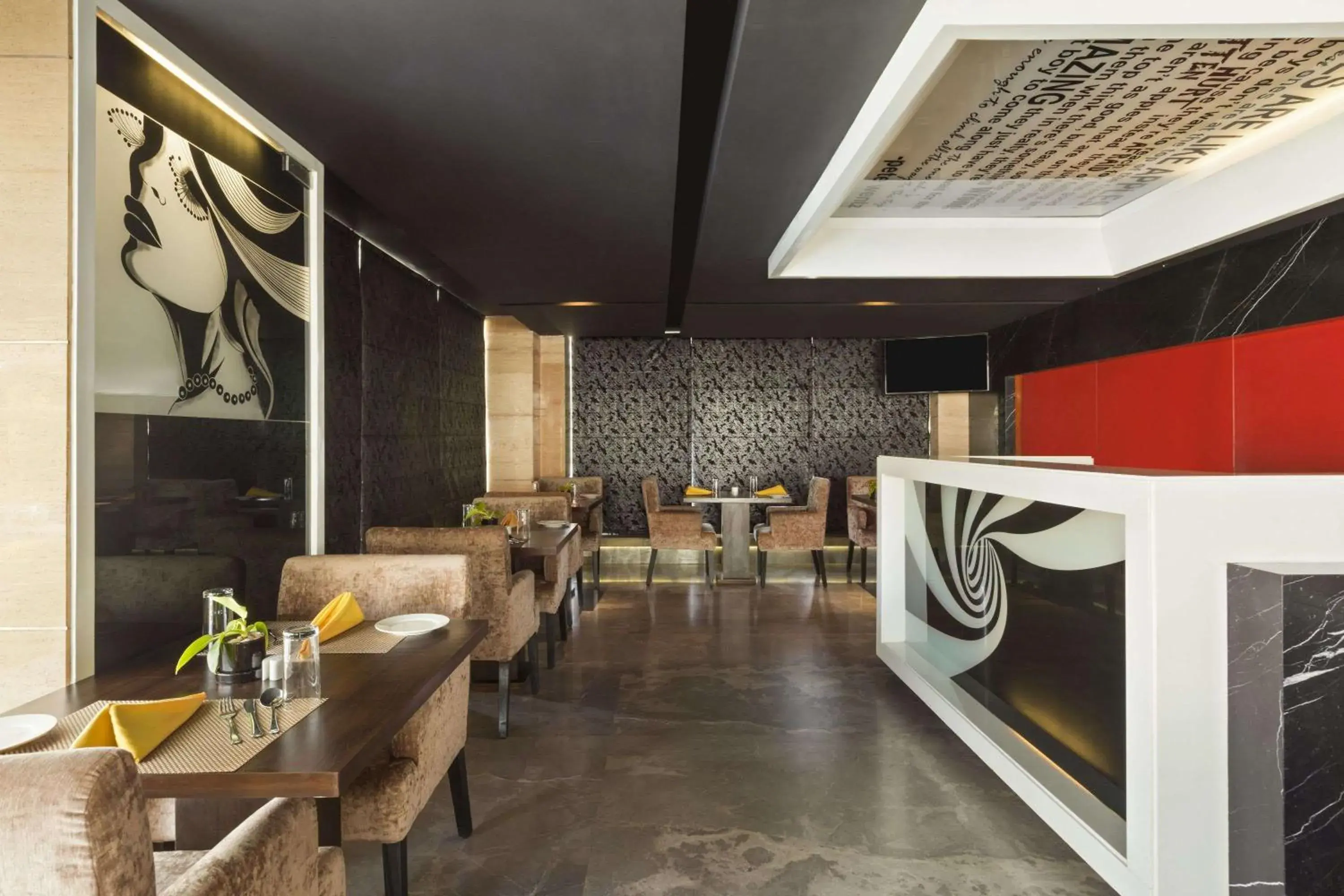 Lounge or bar in Ramada Encore Domlur Bangalore Lounge or bar in Ramada Encore Domlur Bangalore