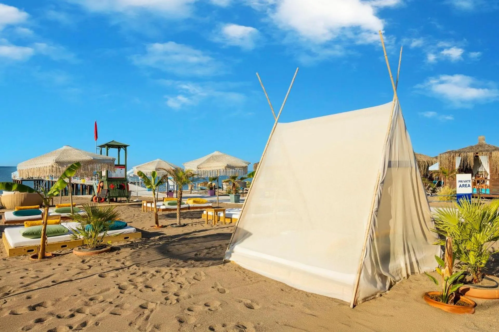 Beach in Concorde De Luxe Resort Lara Antalya- Prive Ultra All Inclusive