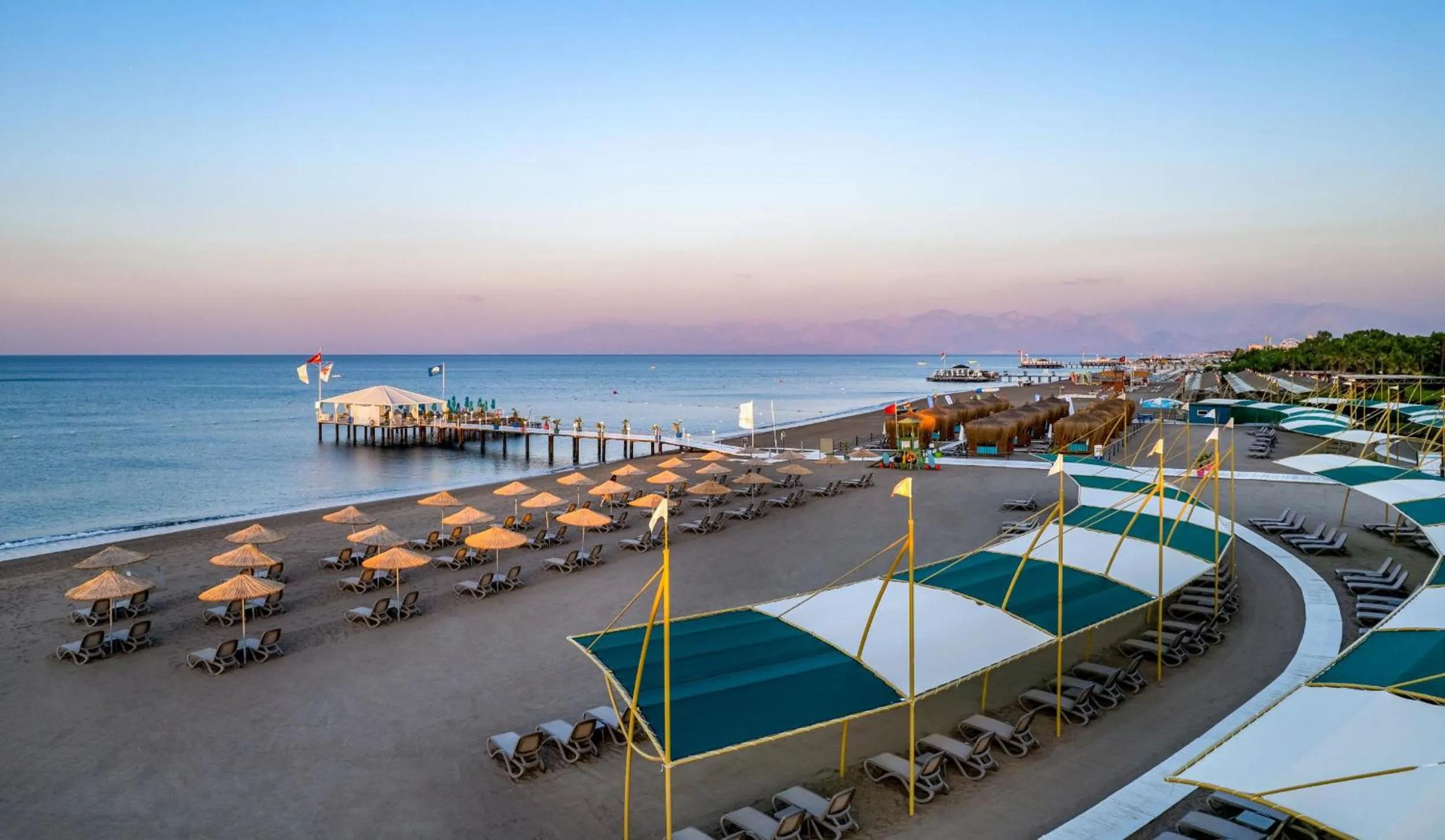 Beach in Concorde De Luxe Resort Lara Antalya- Prive Ultra All Inclusive