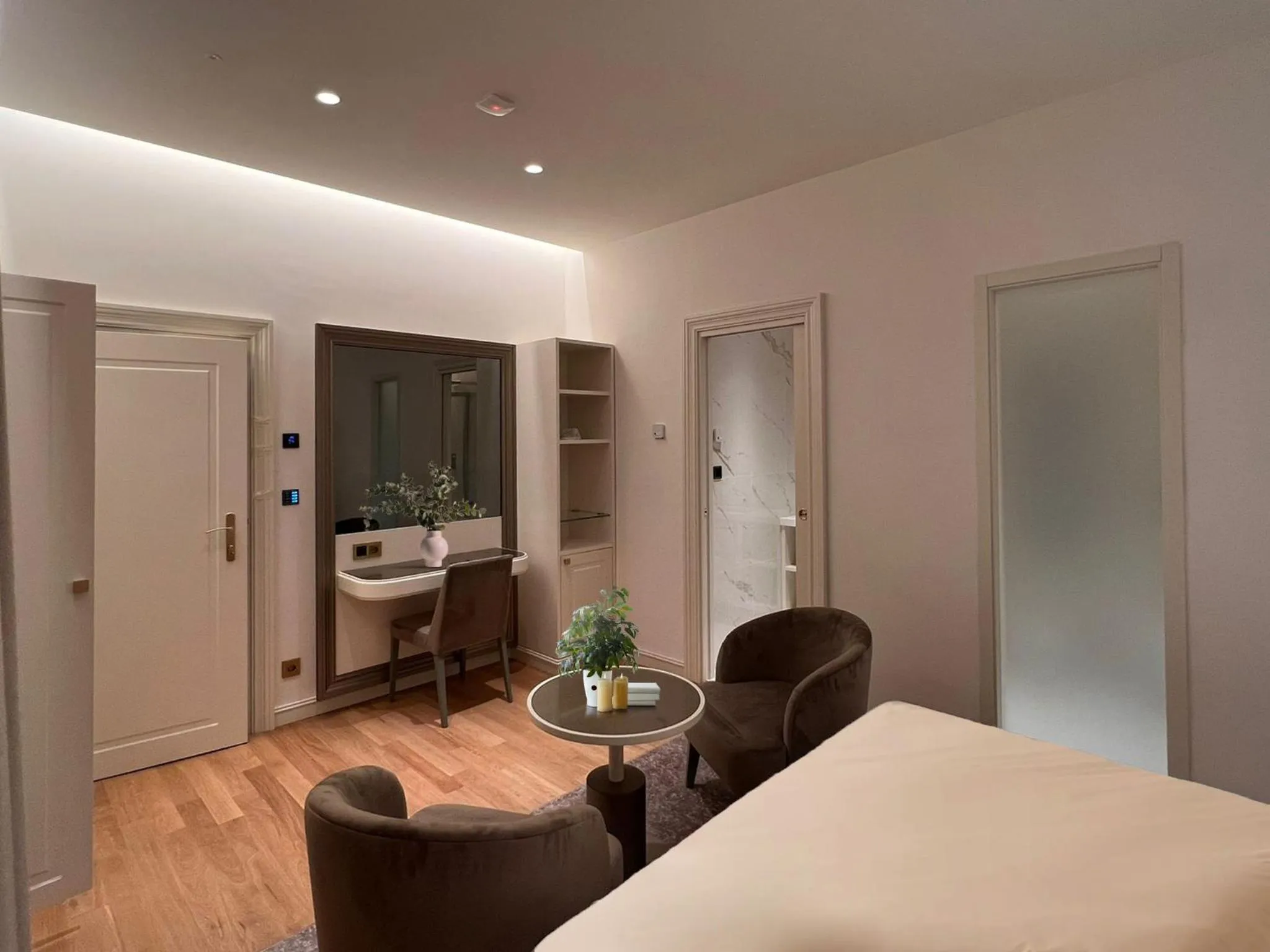 Bed in Martina Suites