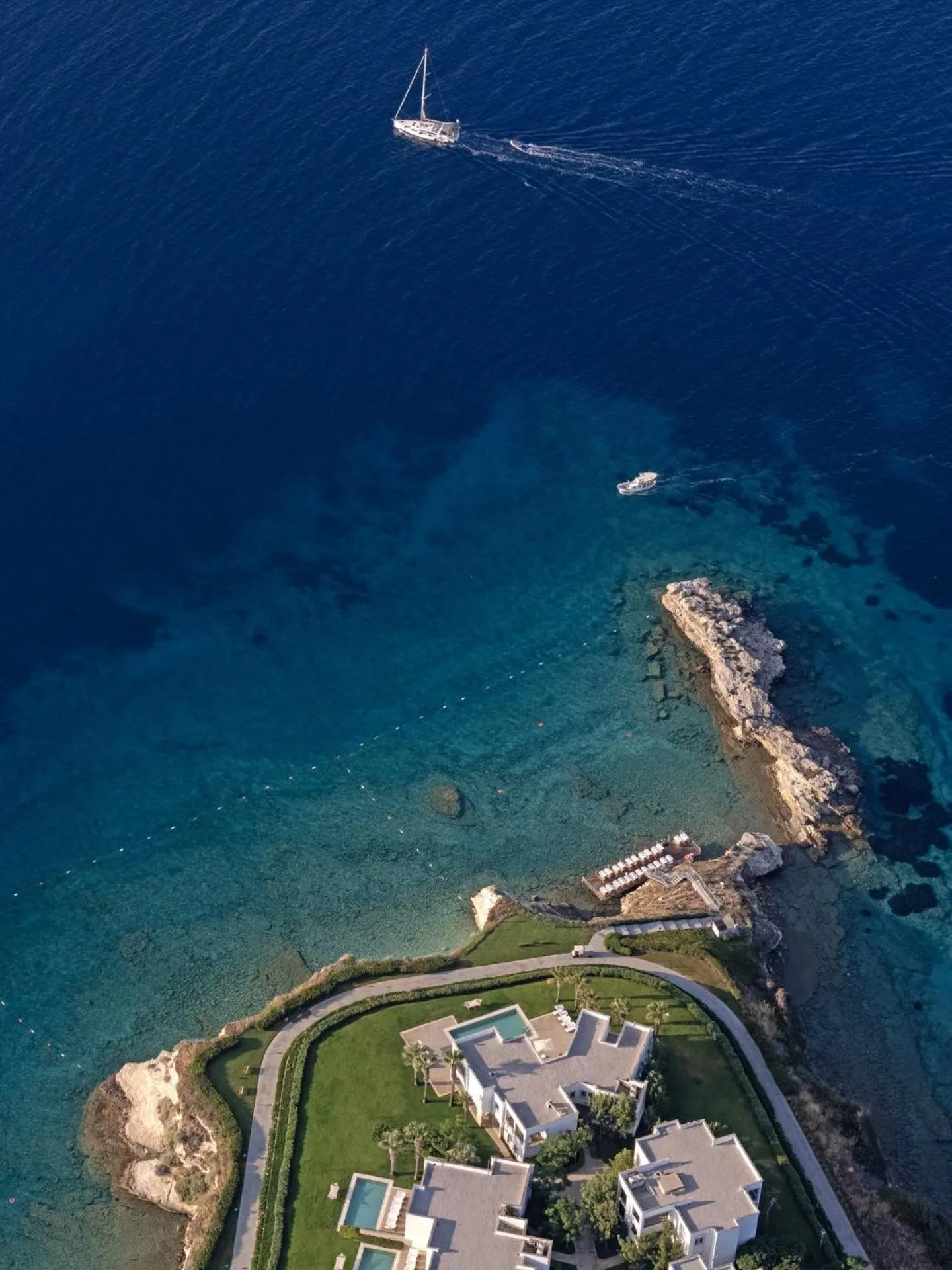 Bird's eye view in Xanadu Island
