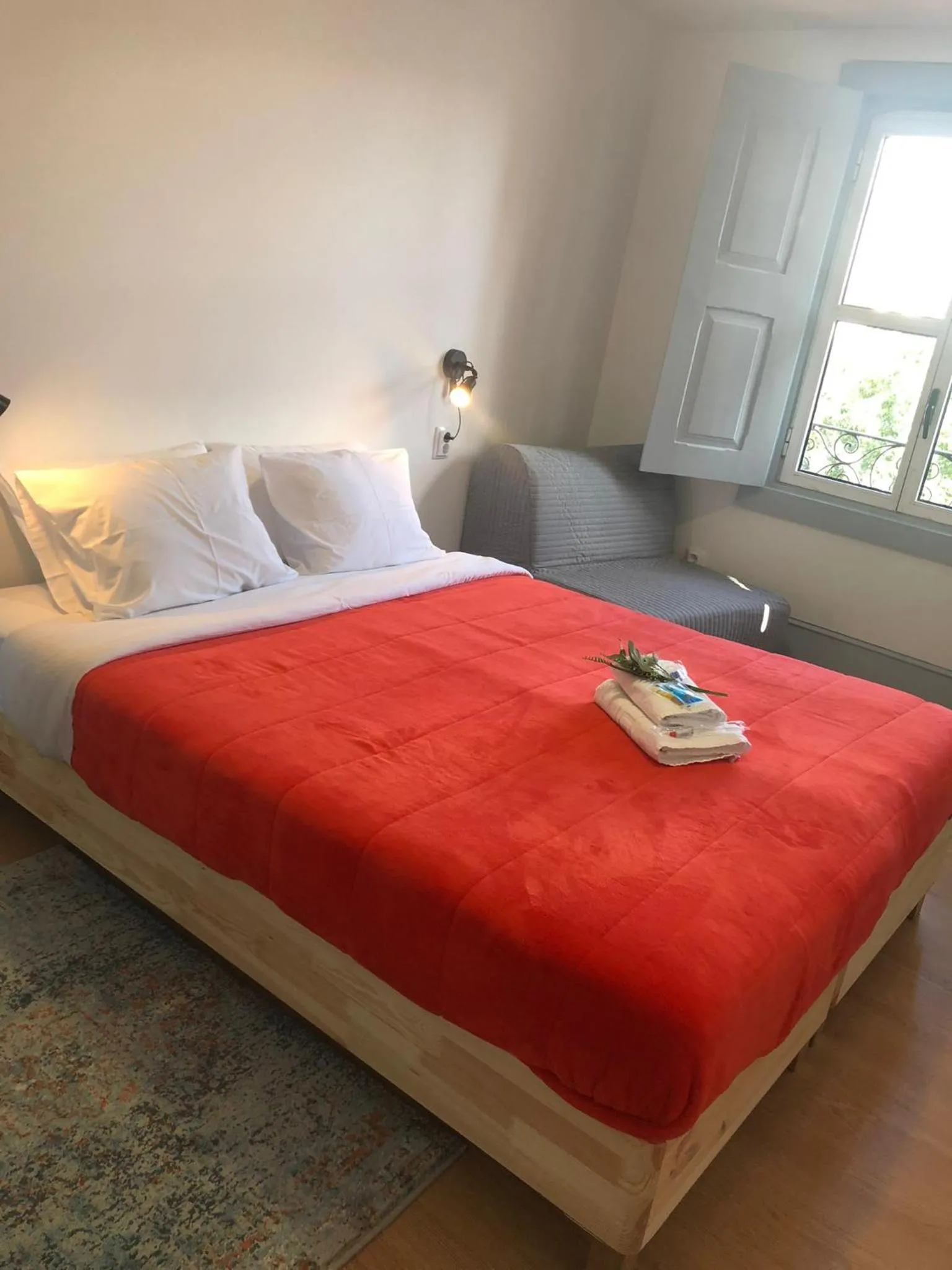 Bed in Vila Santa Cruz Guest House