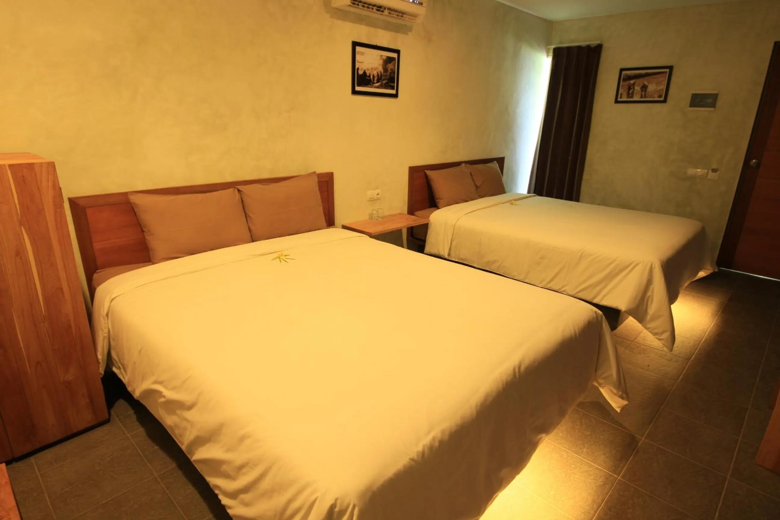 Bedroom, Bed in Bale Karang Cottages