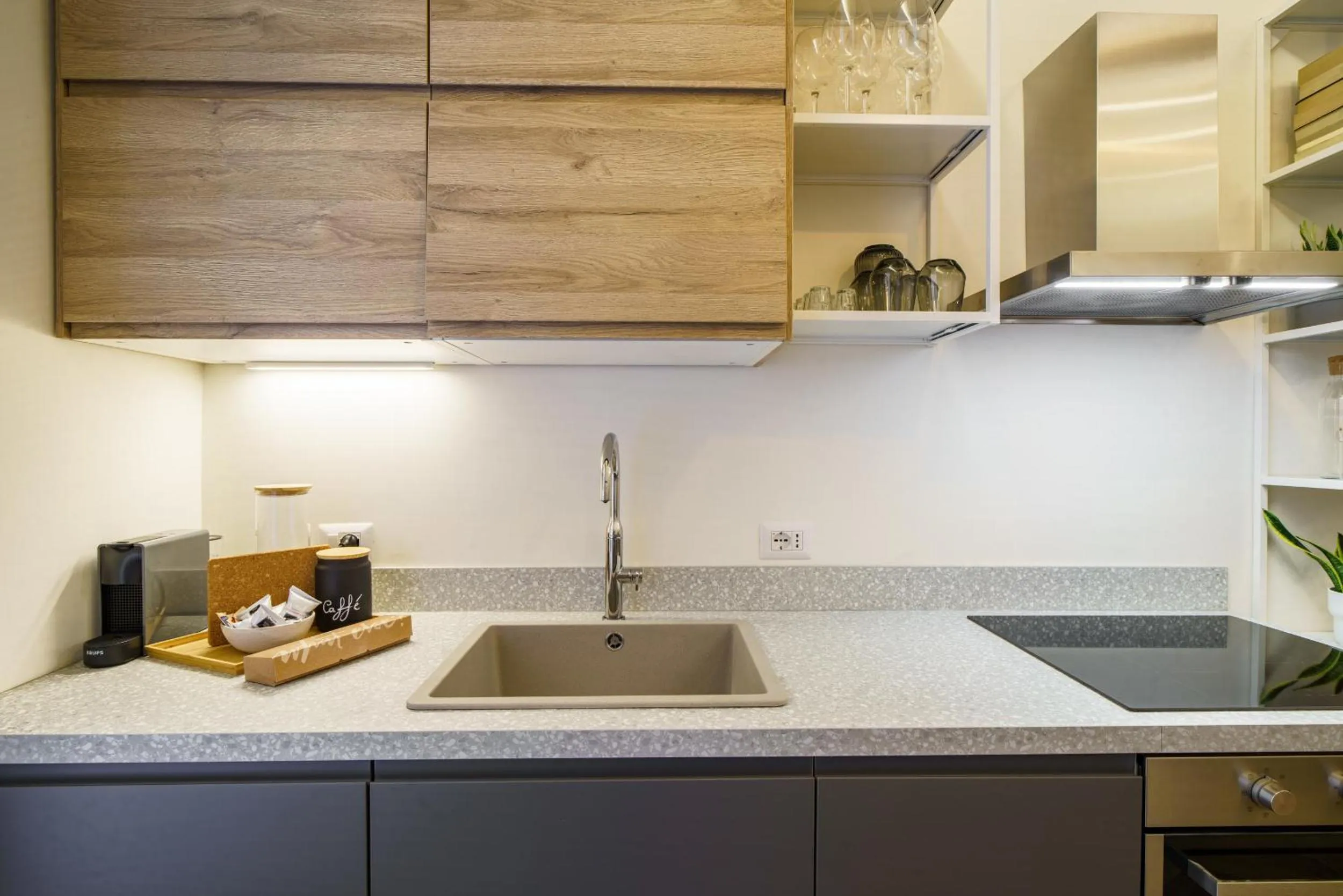 Kitchen or kitchenette in La Dolce Vita Ottaviano