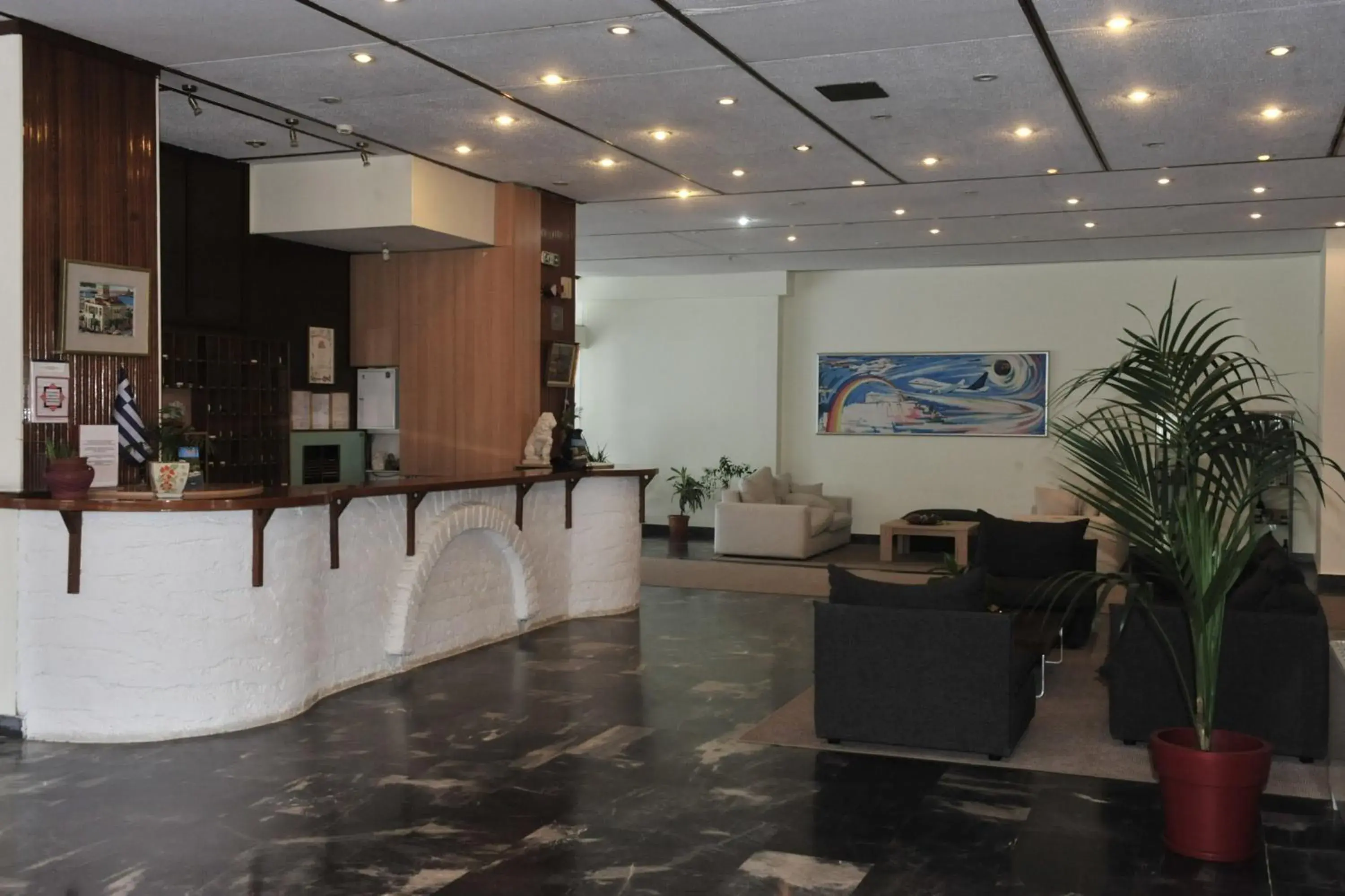 Lobby or reception in Siagas Beach Hotel Lobby or reception in Siagas Beach Hotel
