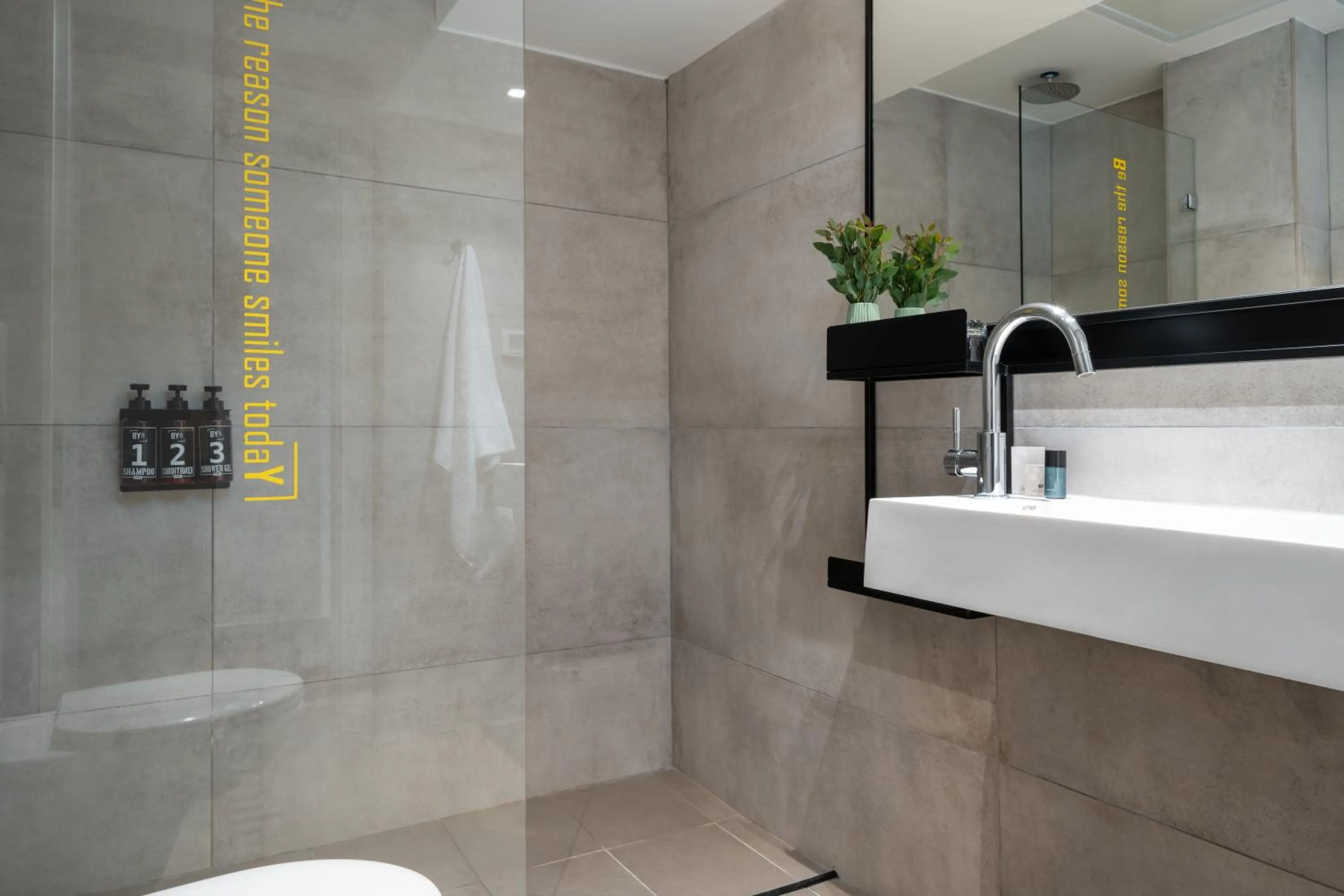 Toilet in BY14 TLV Hotel