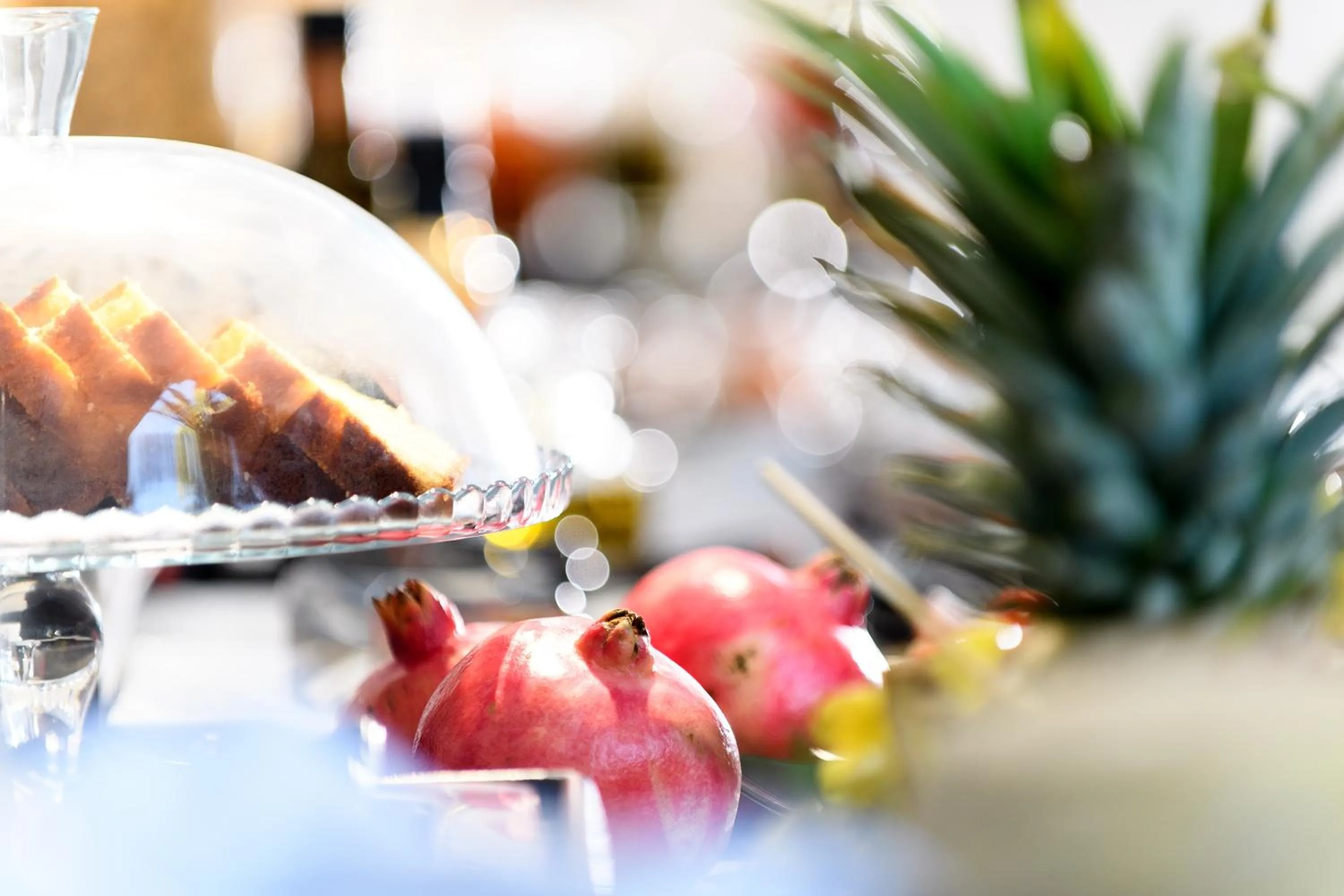 Continental breakfast in Gkeea Boutique Hotel