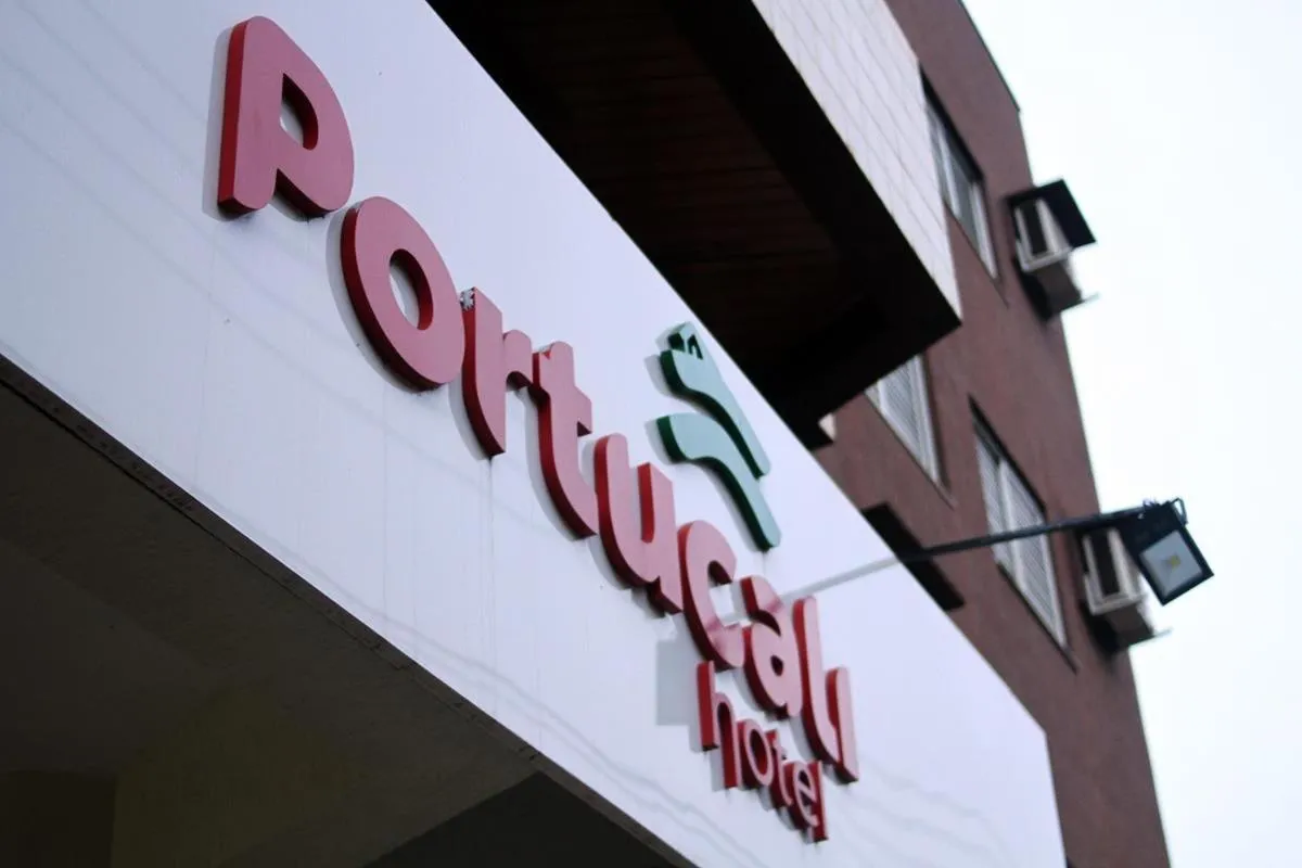 Property logo or sign in Hotel Portucali