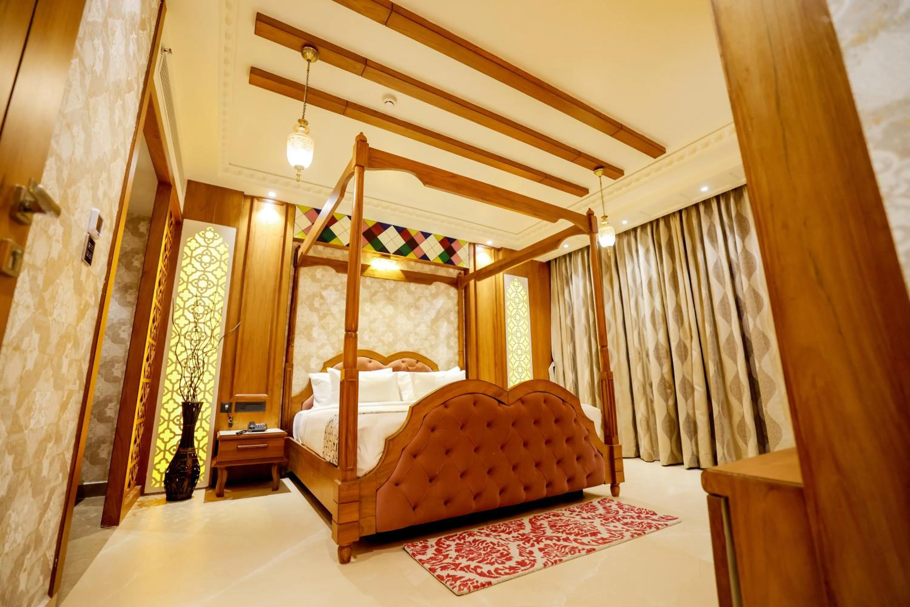 Photo of the whole room, Bed in AJ Grand Hotel