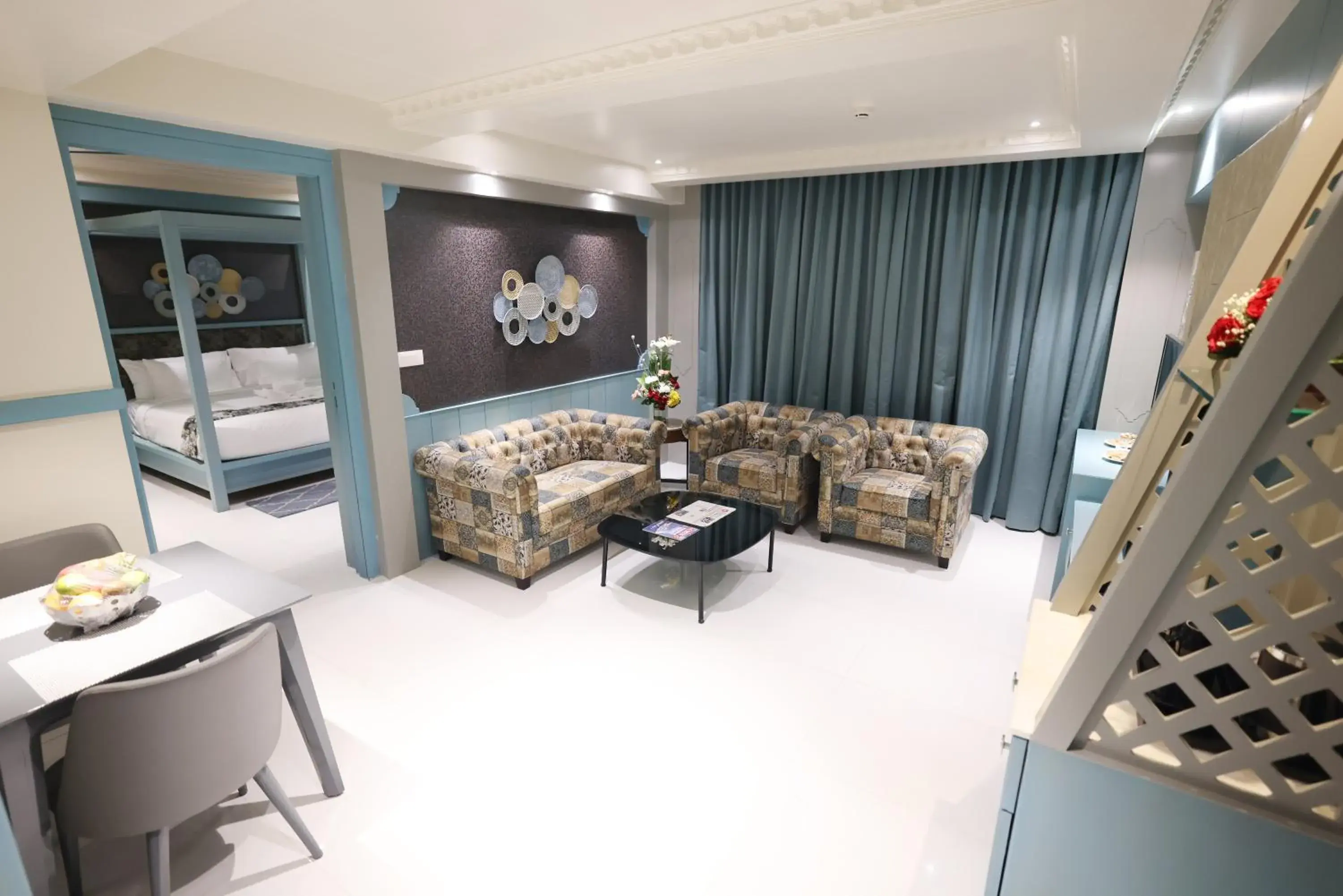 Living room, Bed in AJ Grand Hotel Living room, Bed in AJ Grand Hotel