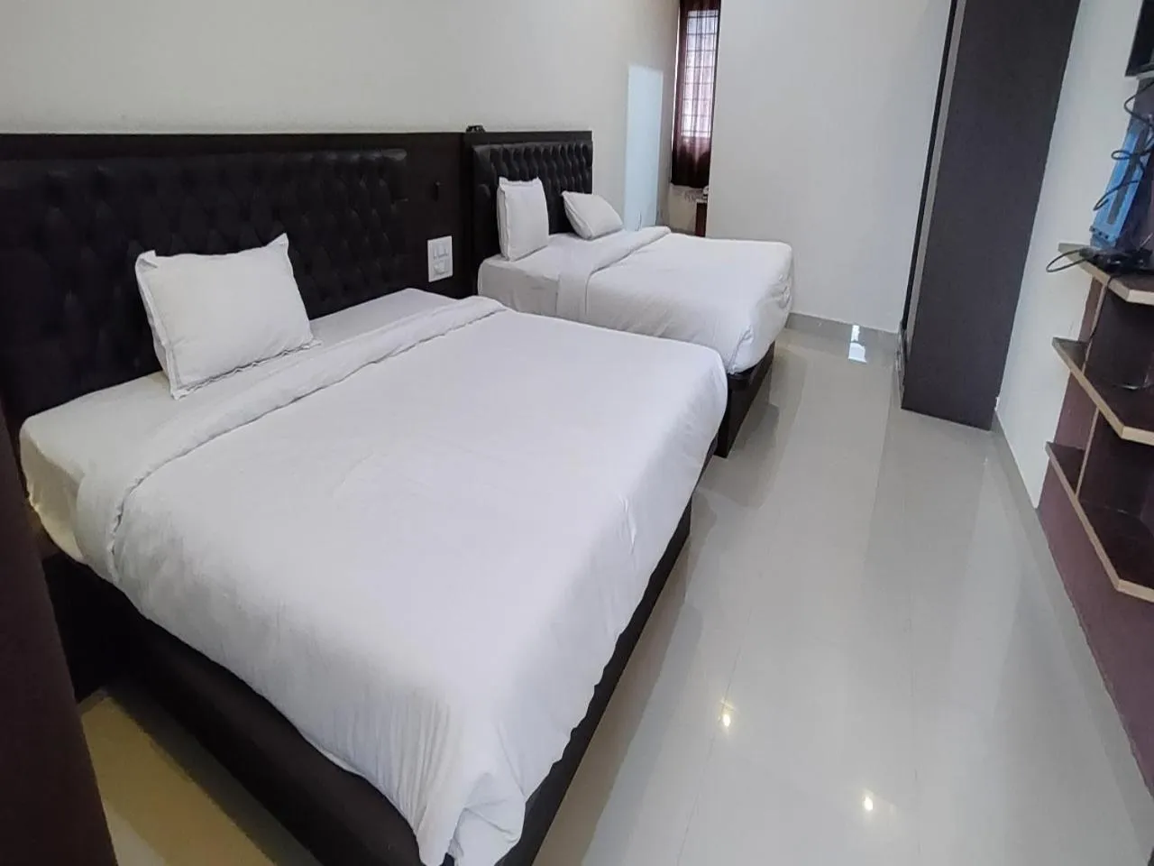 Bedroom, Bed in MG Residency