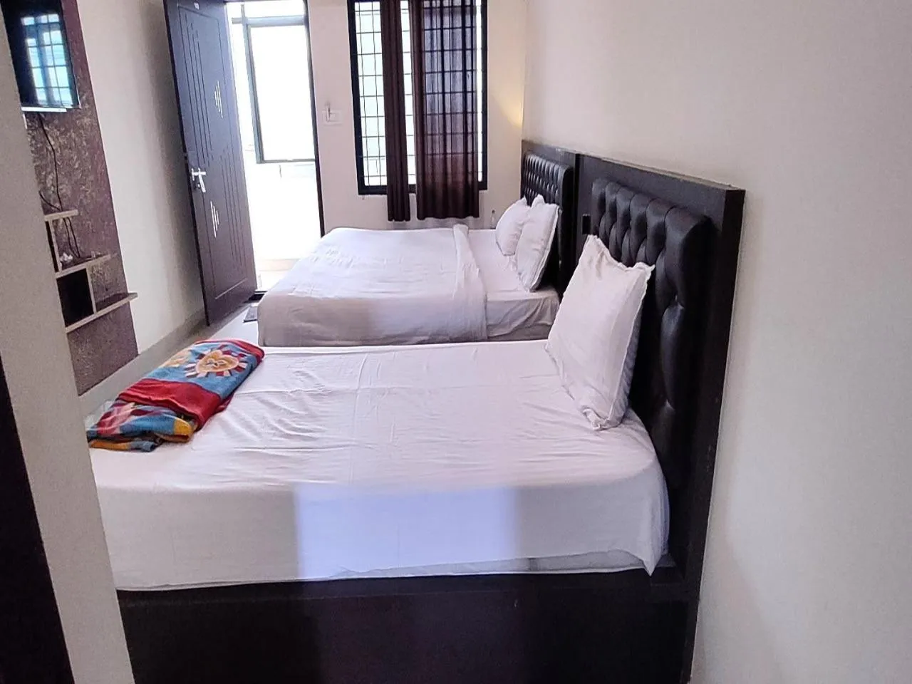 Bedroom, Bed in MG Residency