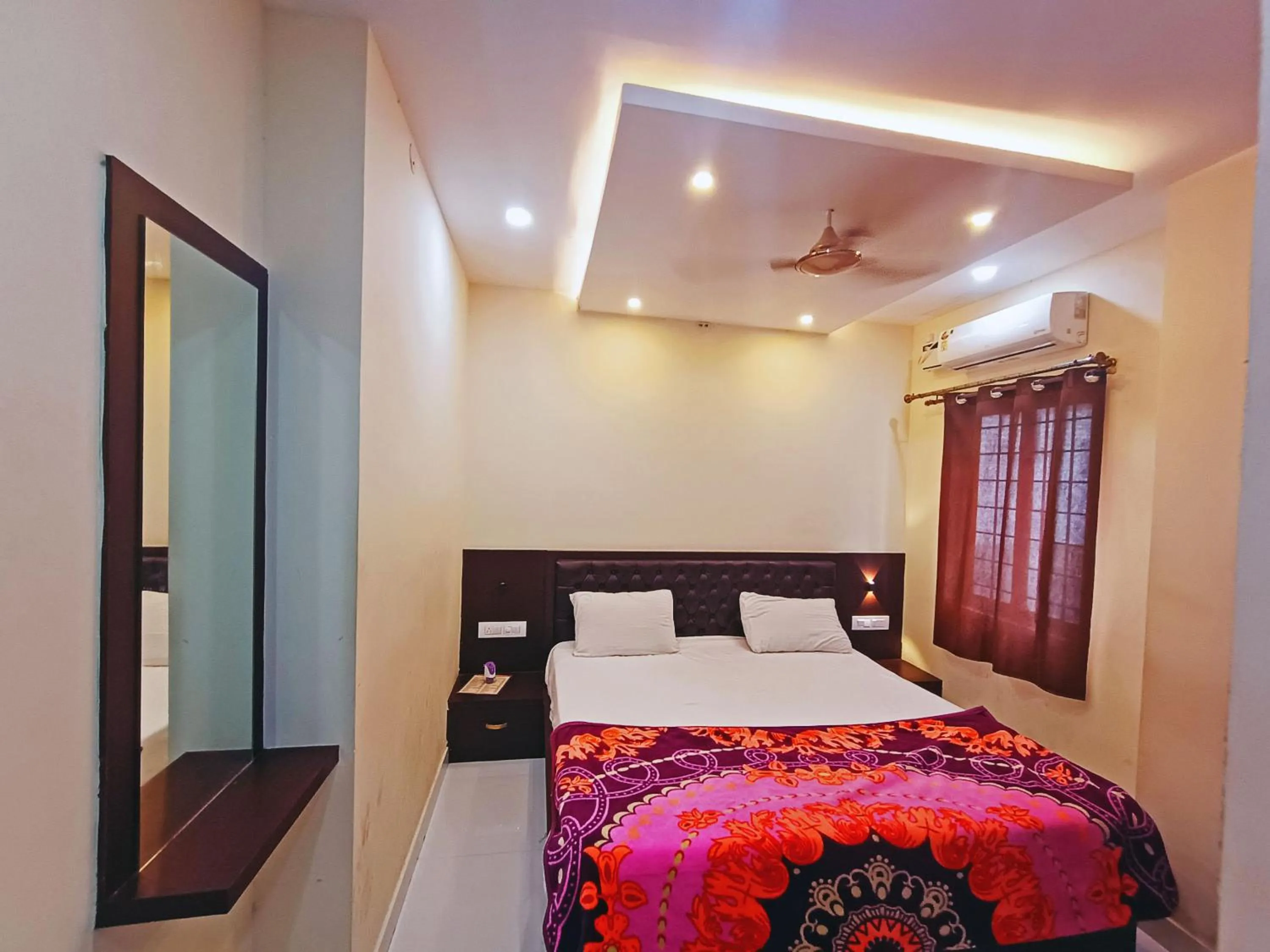 Bedroom, Bed in MG Residency