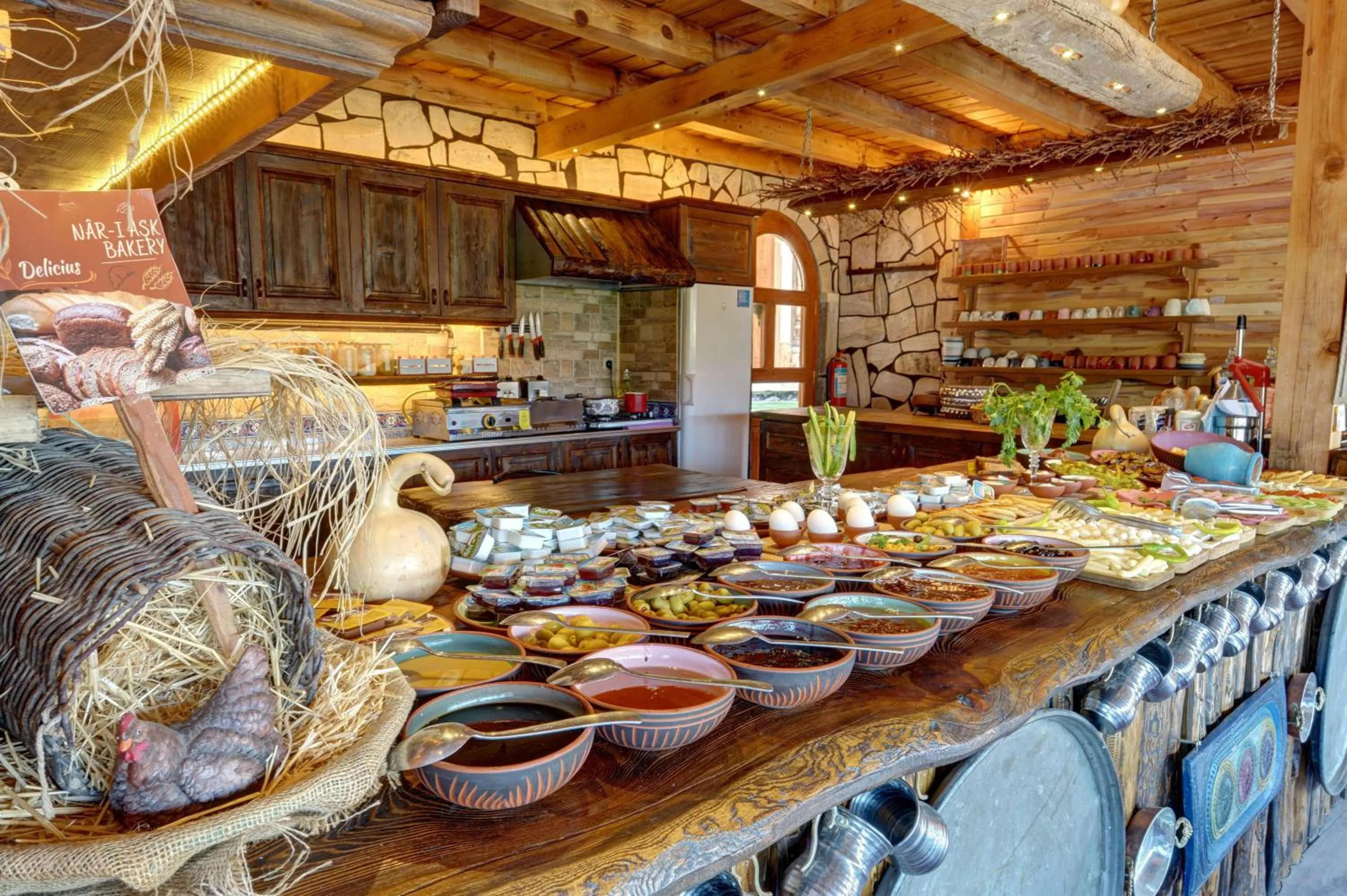 Breakfast in Aşk-ı Nare Cave Hotel Swimming Pool Hot & SPA