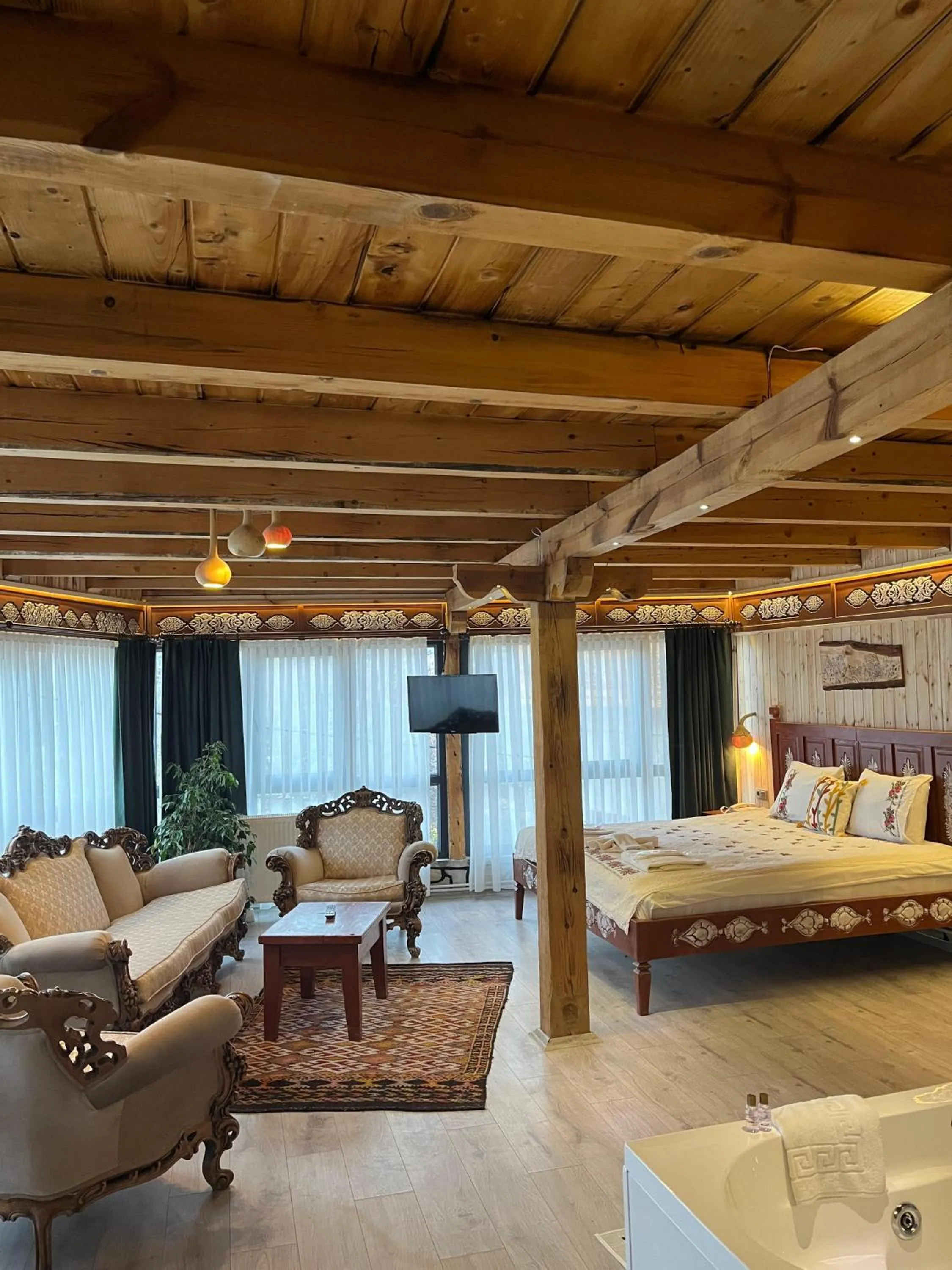 Bedroom in Aşk-ı Nare Cave Hotel Swimming Pool Hot & SPA