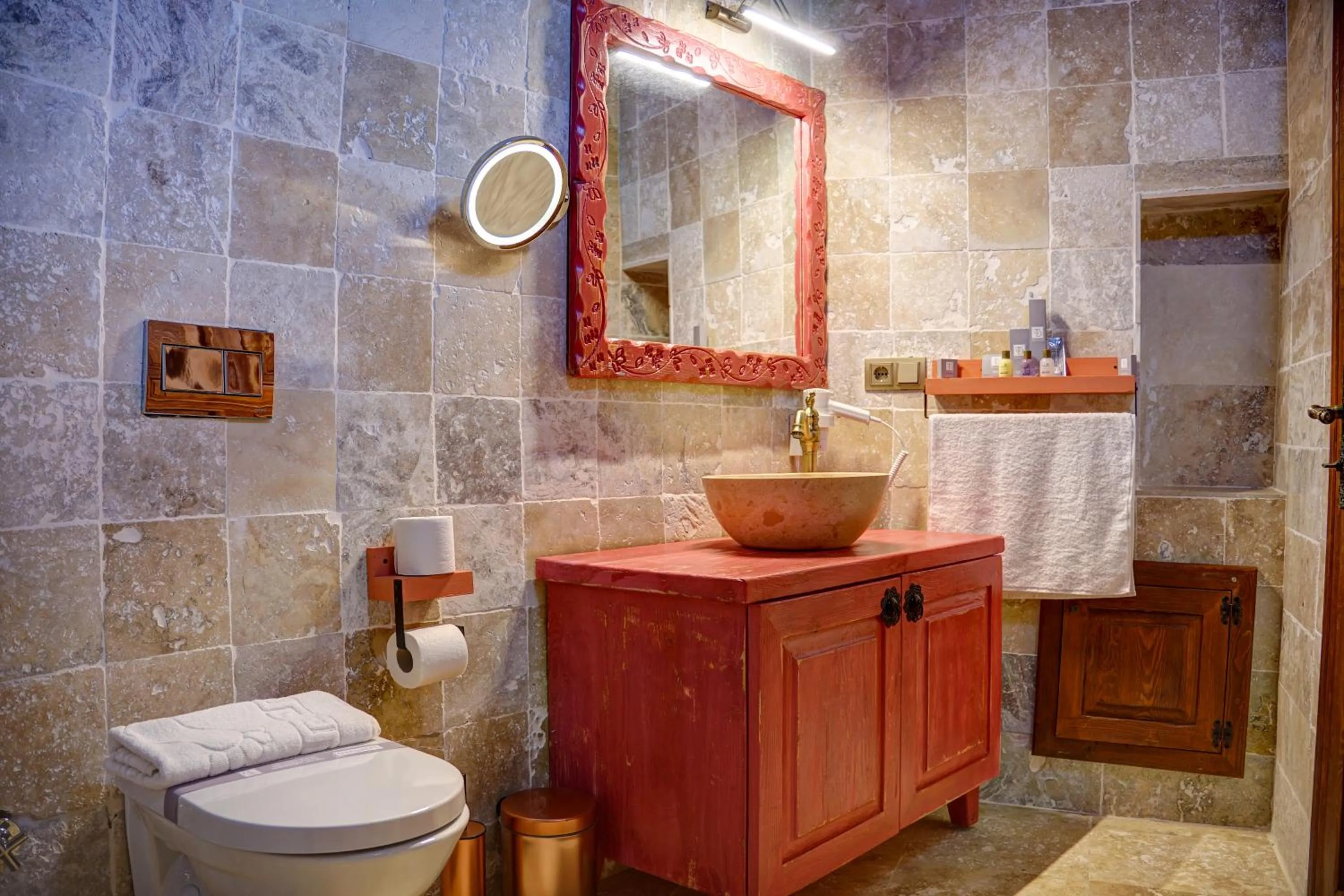 Bathroom in Aşk-ı Nare Cave Hotel Swimming Pool Hot & SPA