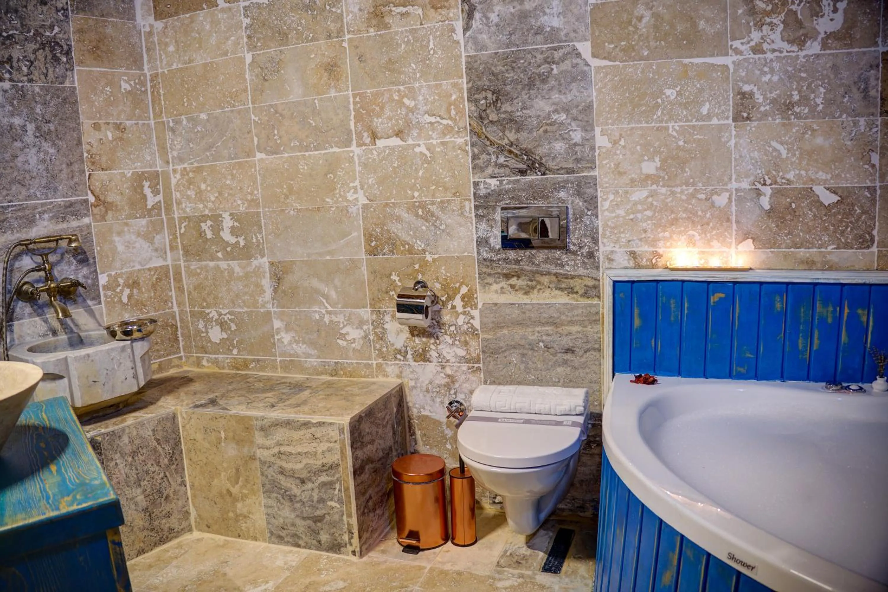 Bathroom in Aşk-ı Nare Cave Hotel Swimming Pool Hot & SPA