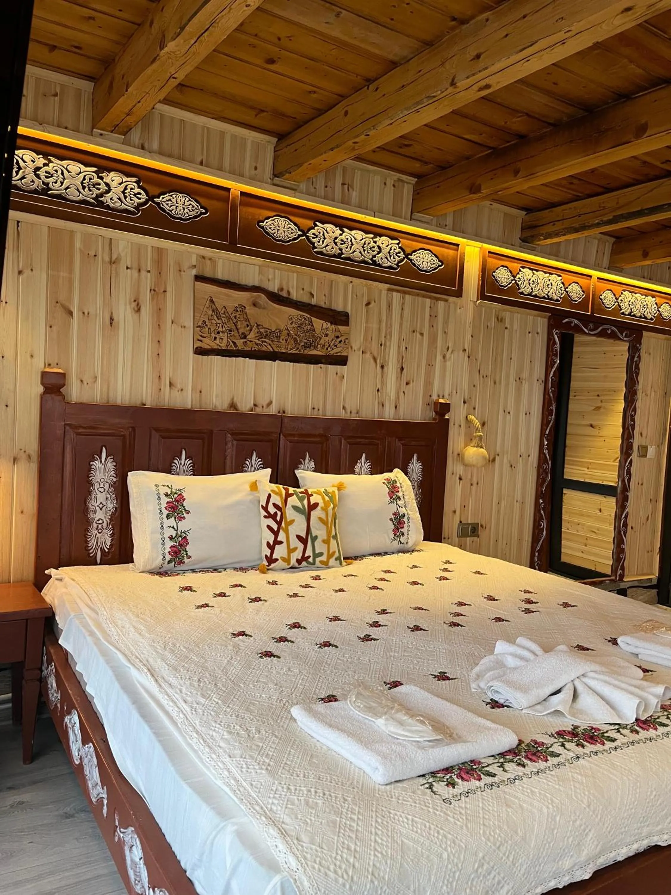 Bedroom, Bed in Aşk-ı Nare Cave Hotel Swimming Pool Hot & SPA