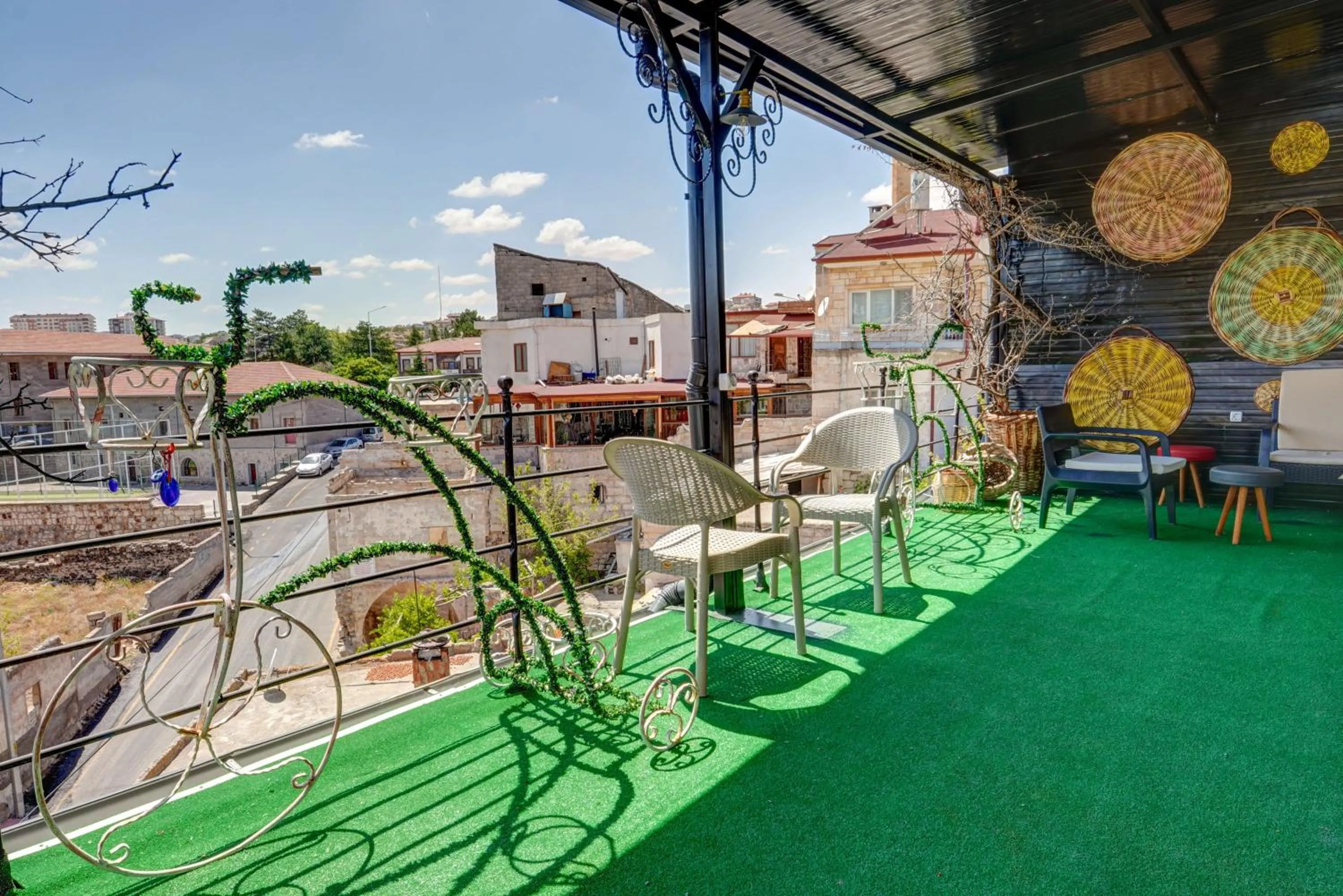 Balcony/Terrace in Aşk-ı Nare Cave Hotel Swimming Pool Hot & SPA