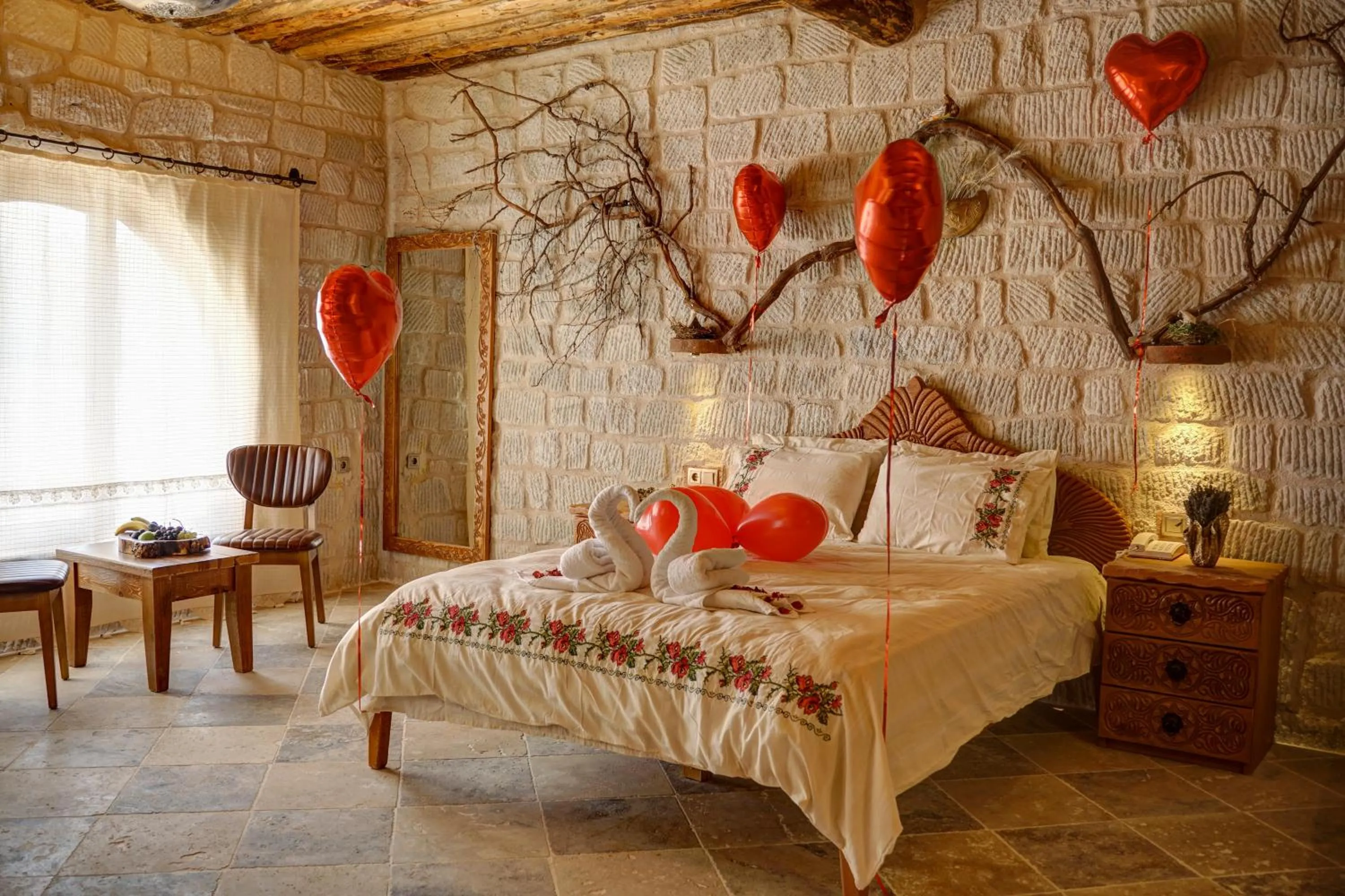 Photo of the whole room, Bed in Aşk-ı Nare Cave Hotel Swimming Pool Hot & SPA