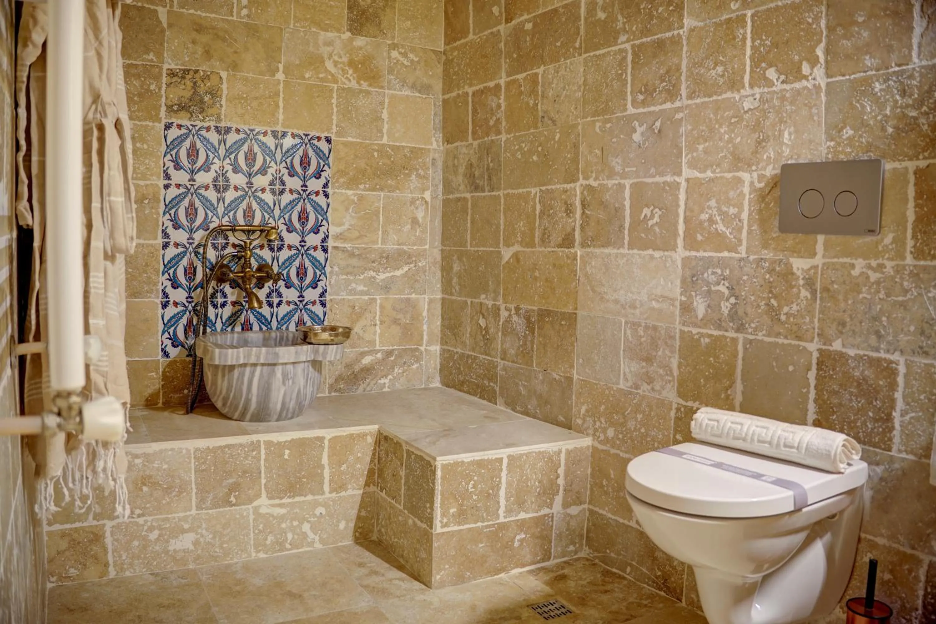 Bathroom in Aşk-ı Nare Cave Hotel Swimming Pool Hot & SPA