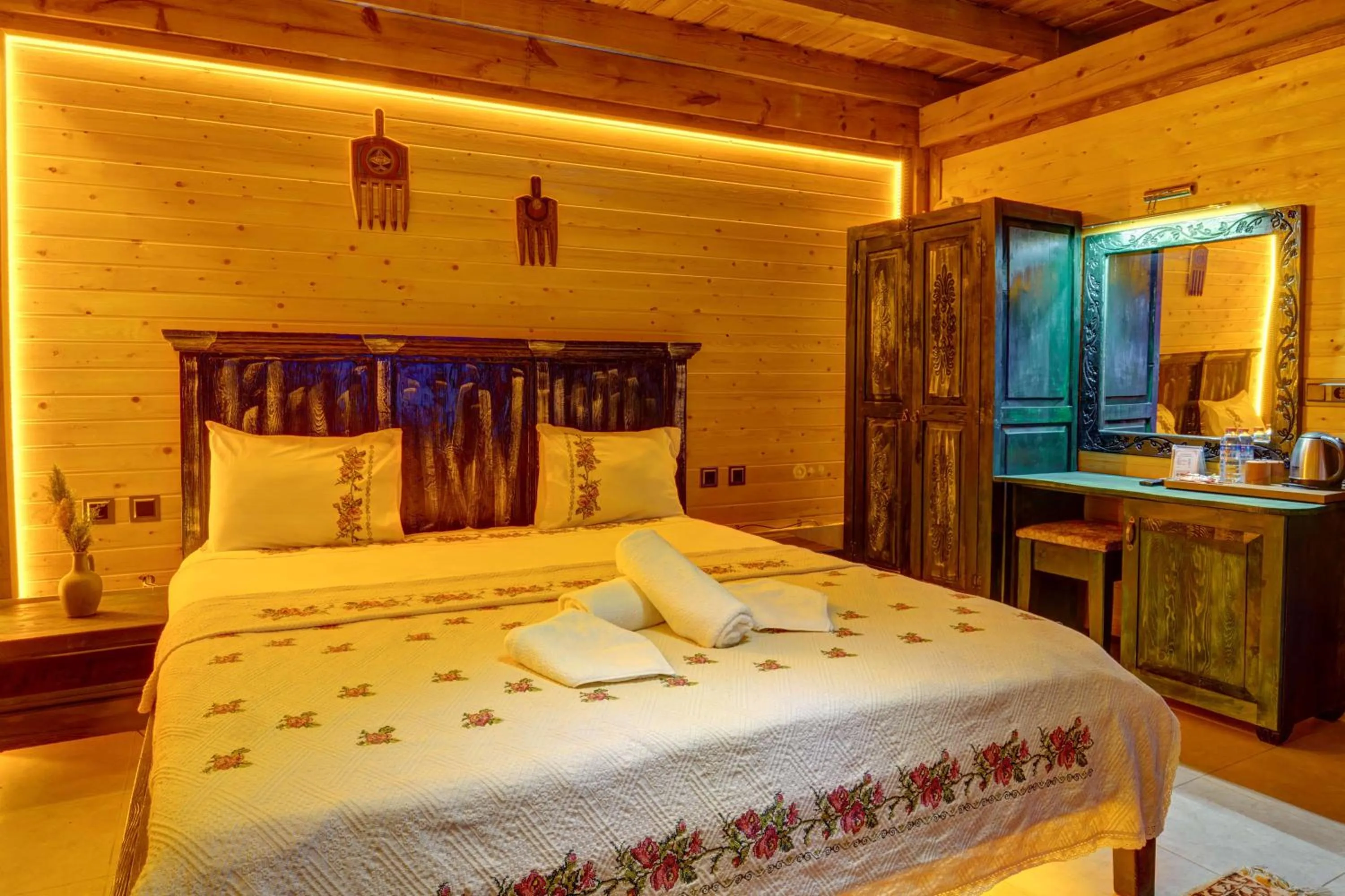 Bedroom, Bed in Aşk-ı Nare Cave Hotel Swimming Pool Hot & SPA