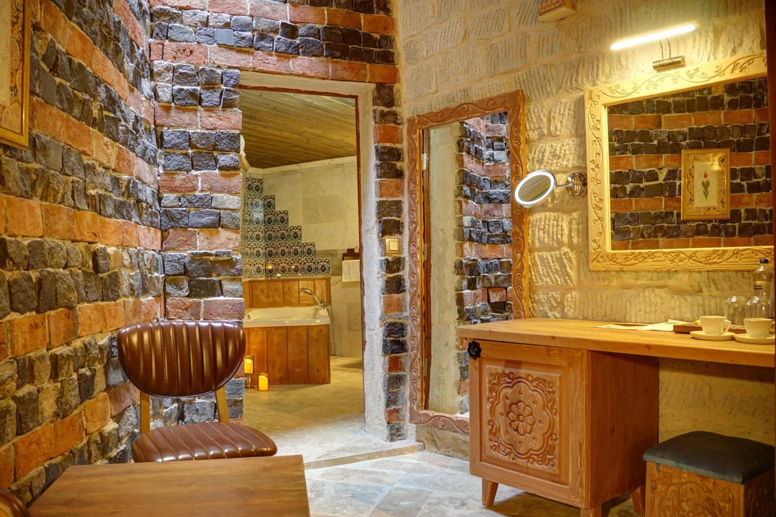 Seating area in Aşk-ı Nare Cave Hotel Swimming Pool Hot & SPA