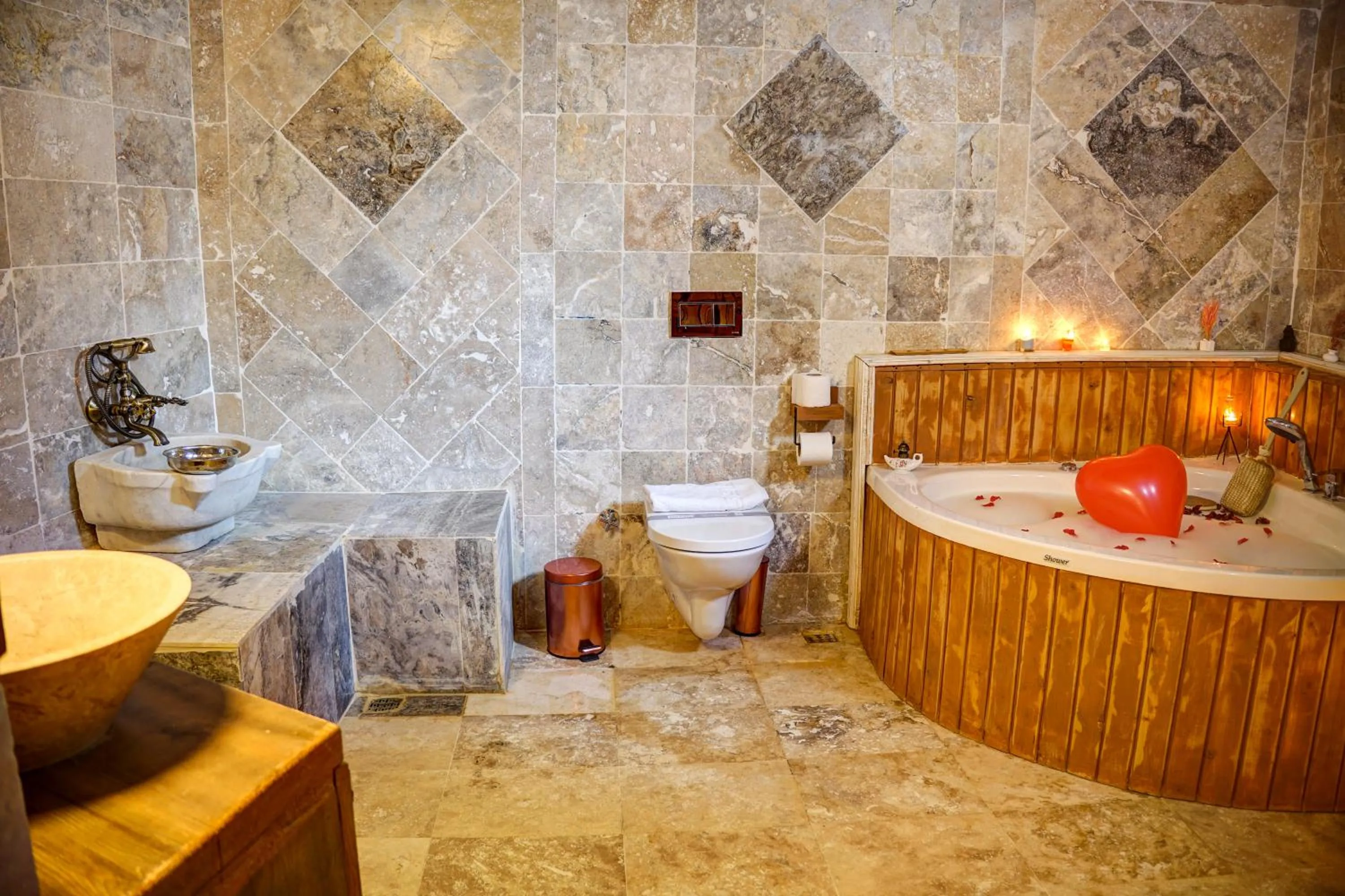 Bathroom in Aşk-ı Nare Cave Hotel Swimming Pool Hot & SPA