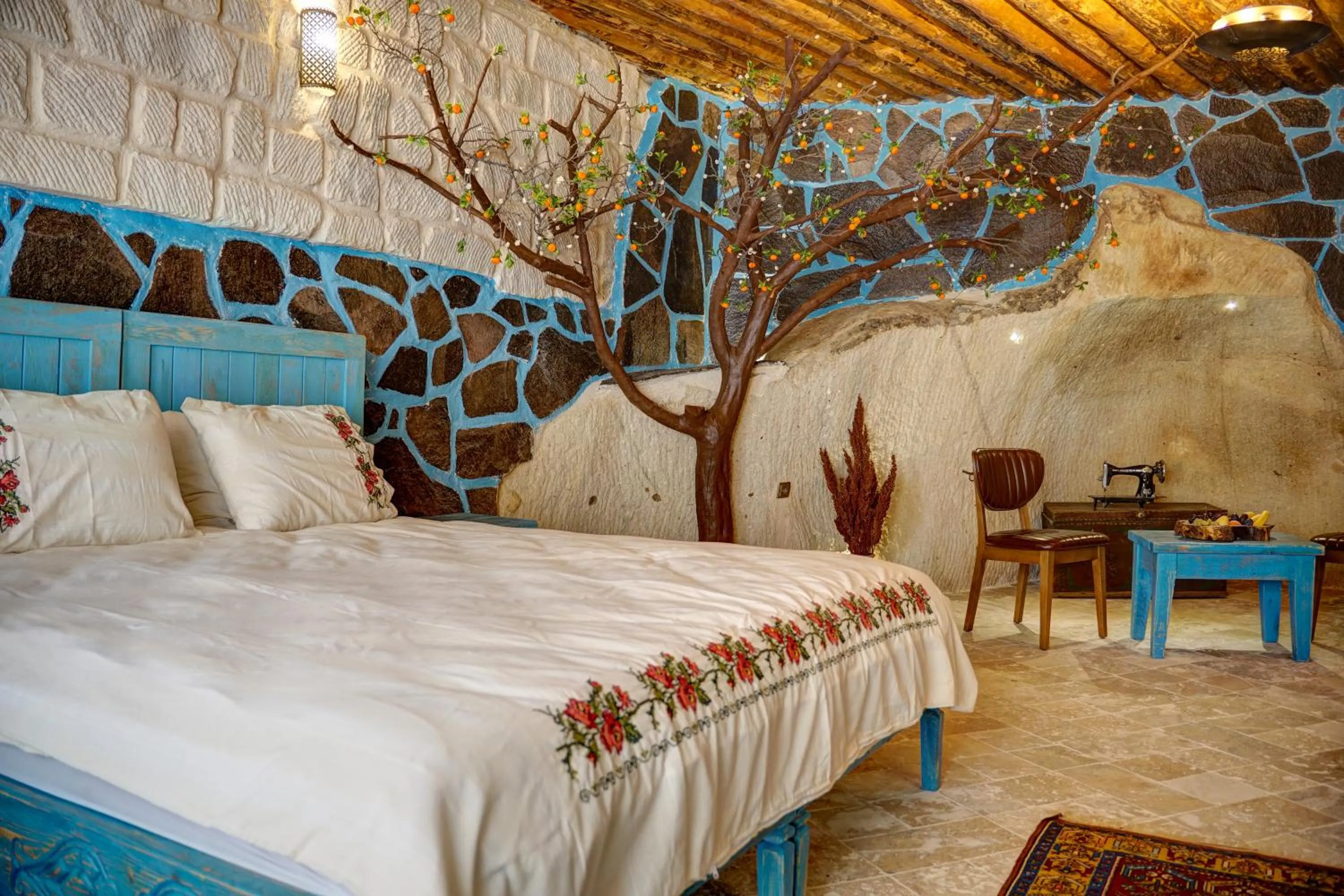 Bedroom, Bed in Aşk-ı Nare Cave Hotel Swimming Pool Hot & SPA