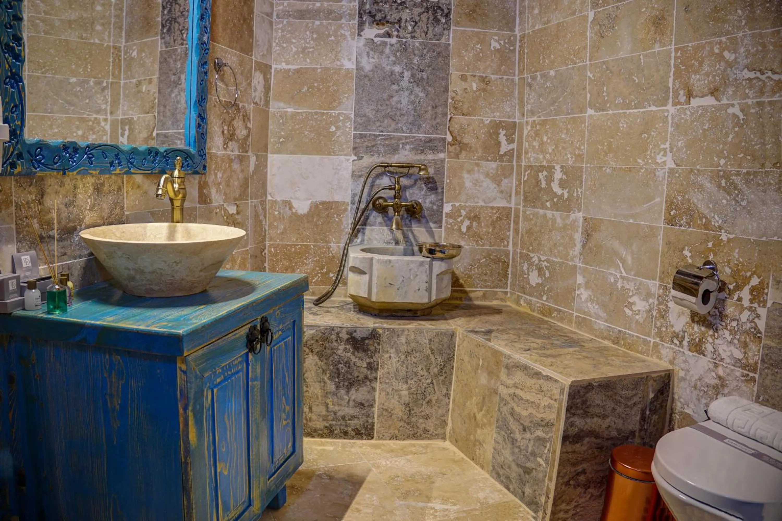 Bathroom in Aşk-ı Nare Cave Hotel Swimming Pool Hot & SPA