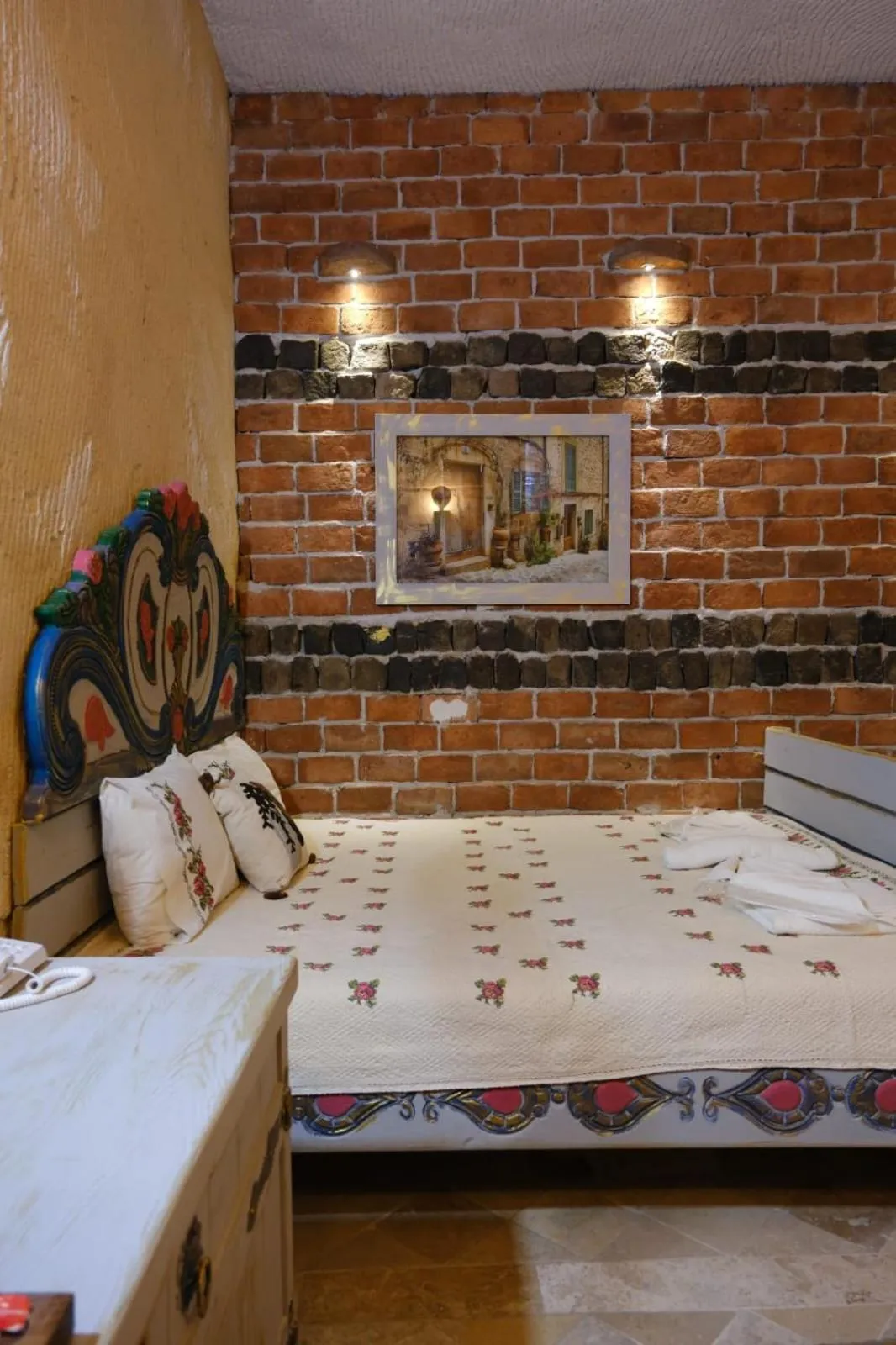 Bedroom, Bed in Aşk-ı Nare Cave Hotel Swimming Pool Hot & SPA