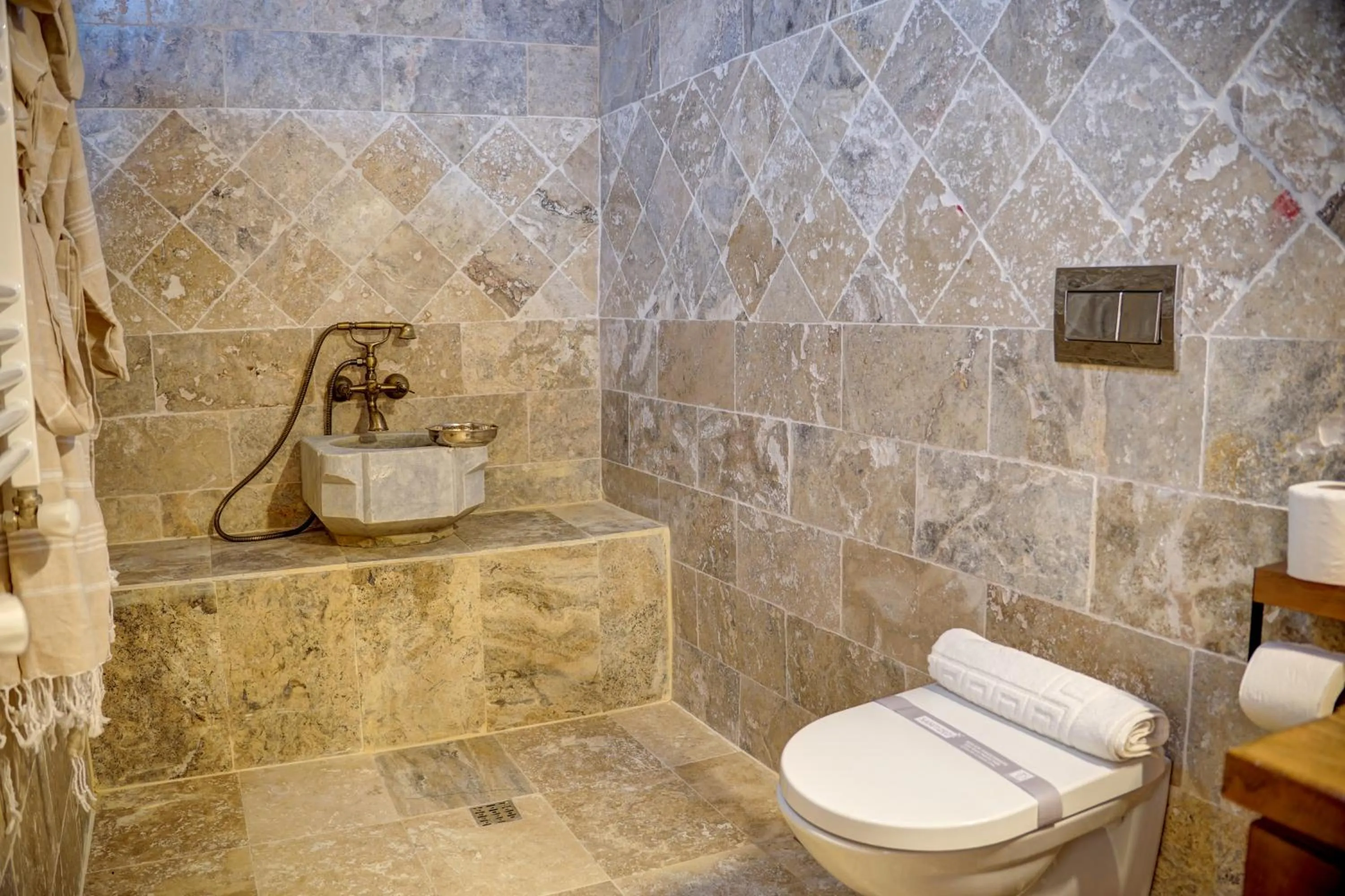 Bathroom in Aşk-ı Nare Cave Hotel Swimming Pool Hot & SPA