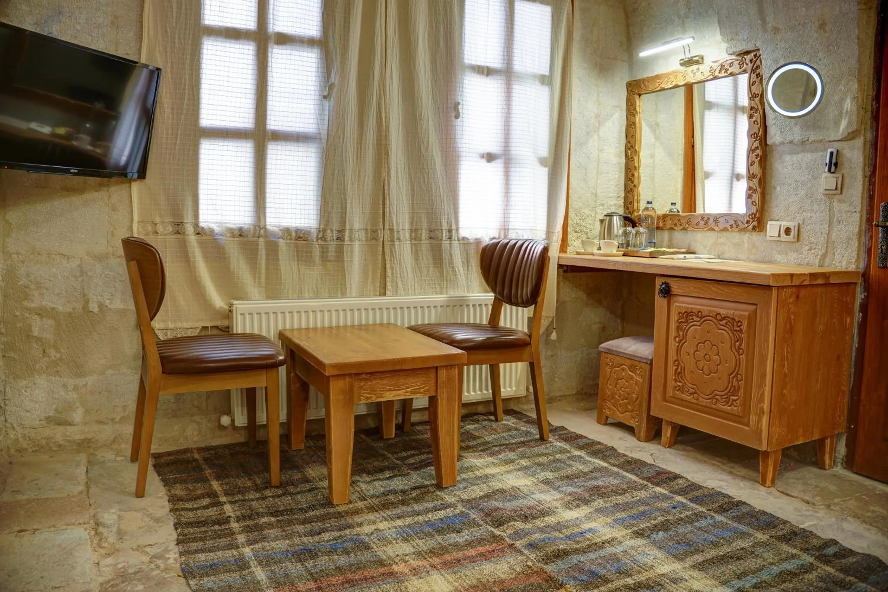 Seating area in Aşk-ı Nare Cave Hotel Swimming Pool Hot & SPA