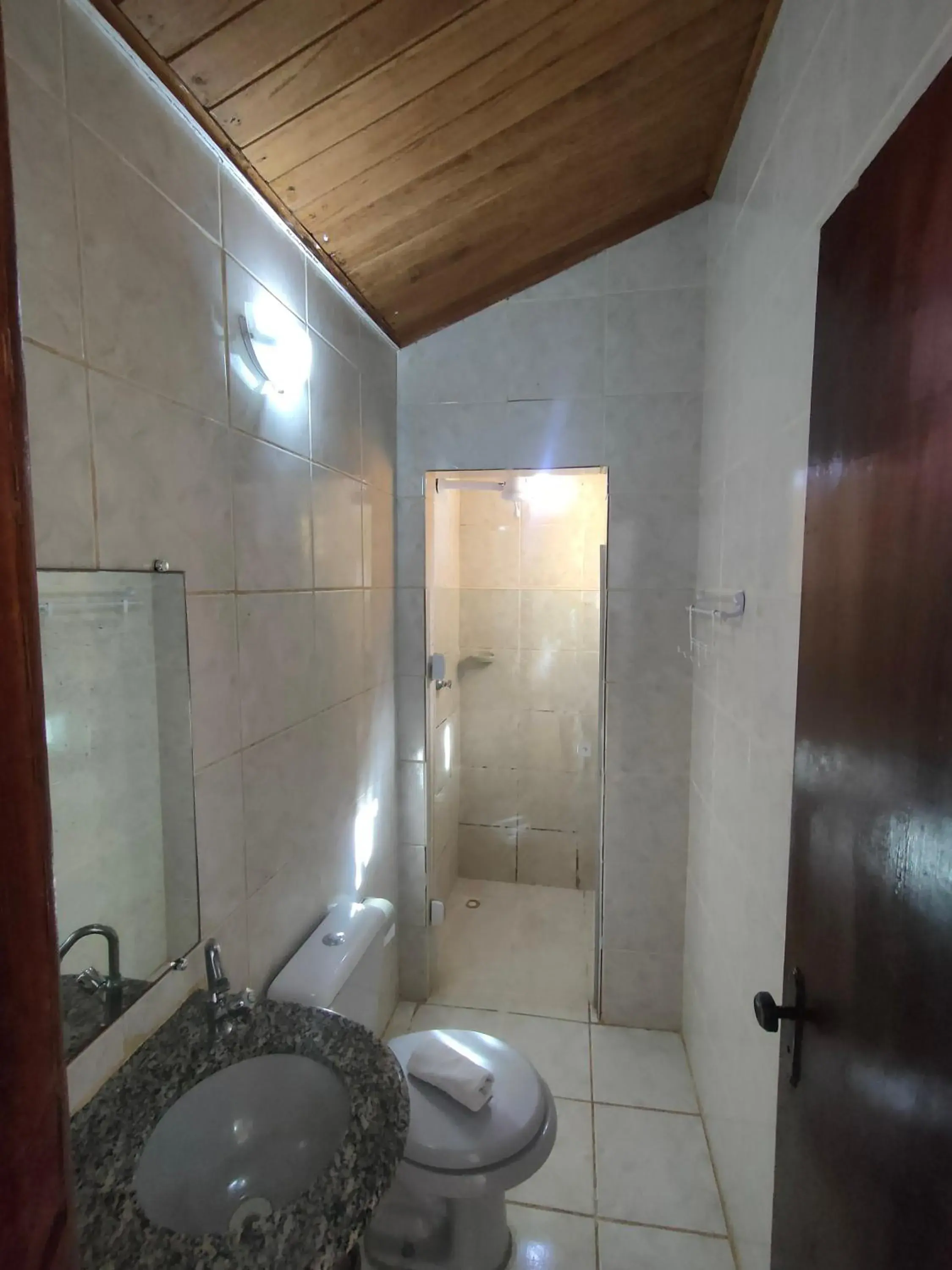 Double Room with Air Conditioning in Pousada Caminho das Estrelas Double Room with Air Conditioning in Pousada Caminho das Estrelas
