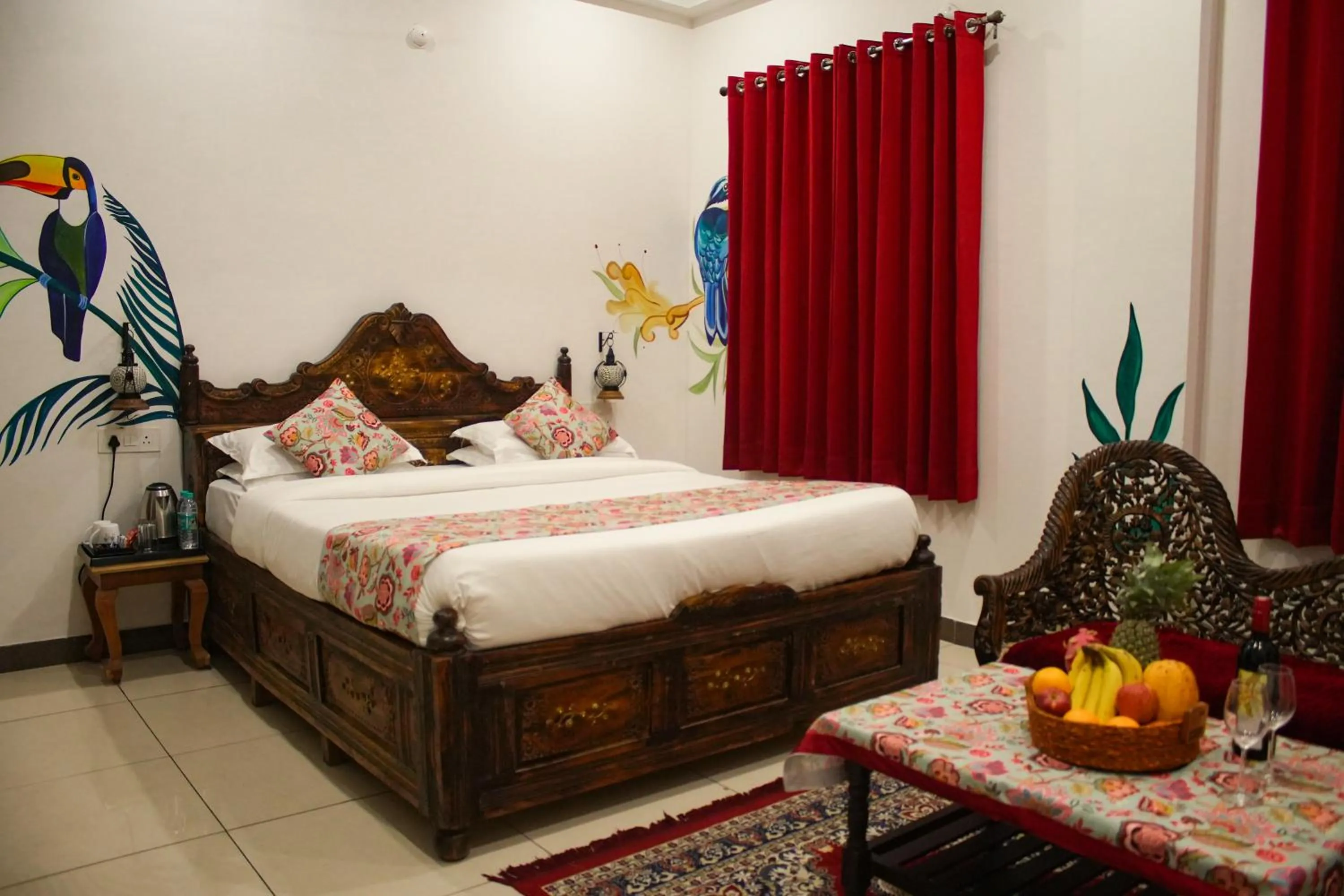 Bedroom, Bed in PETAL OF MEWAR - A Luxury Boutique Hotel