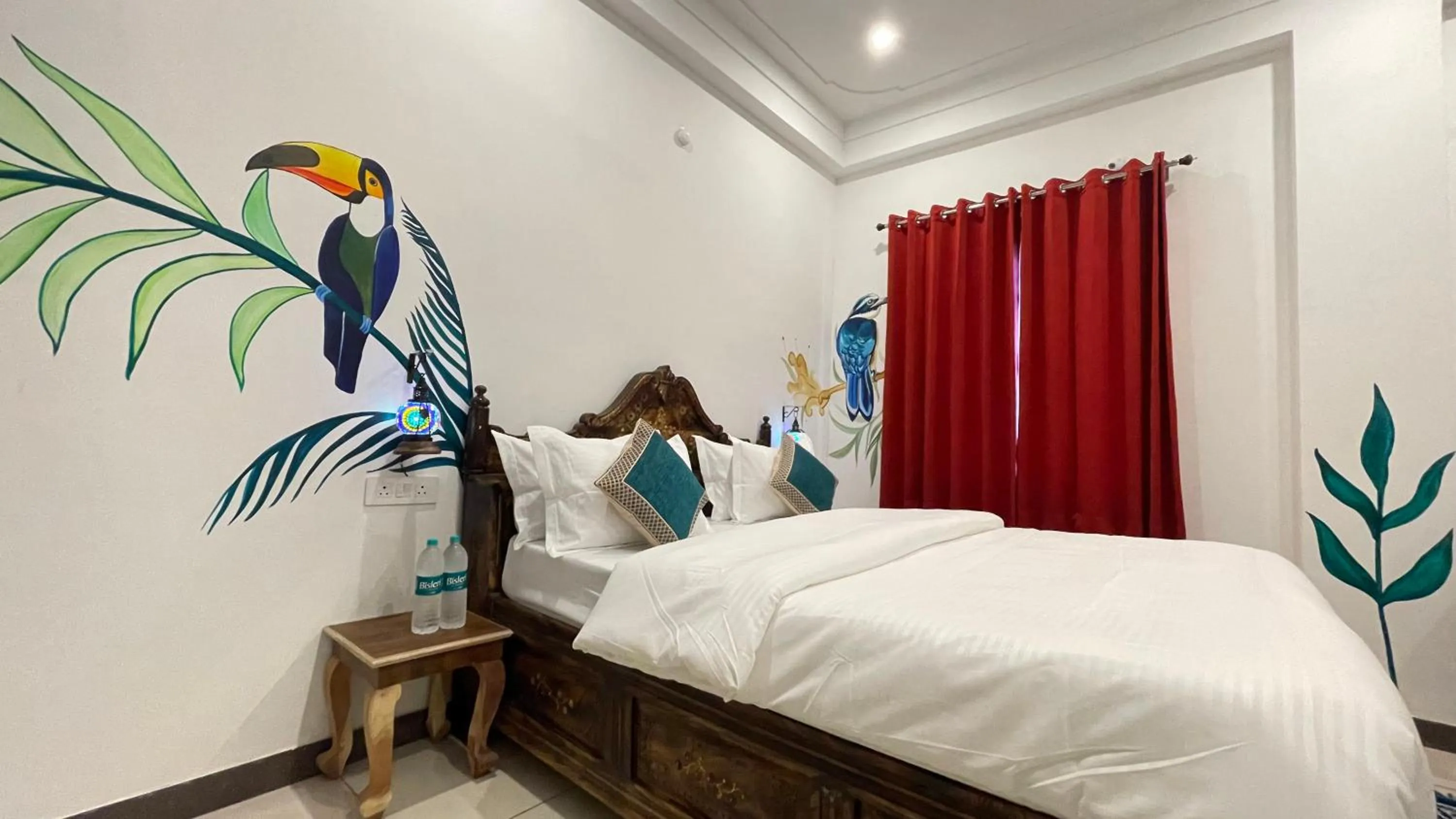 Bed in PETAL OF MEWAR - A Luxury Boutique Hotel